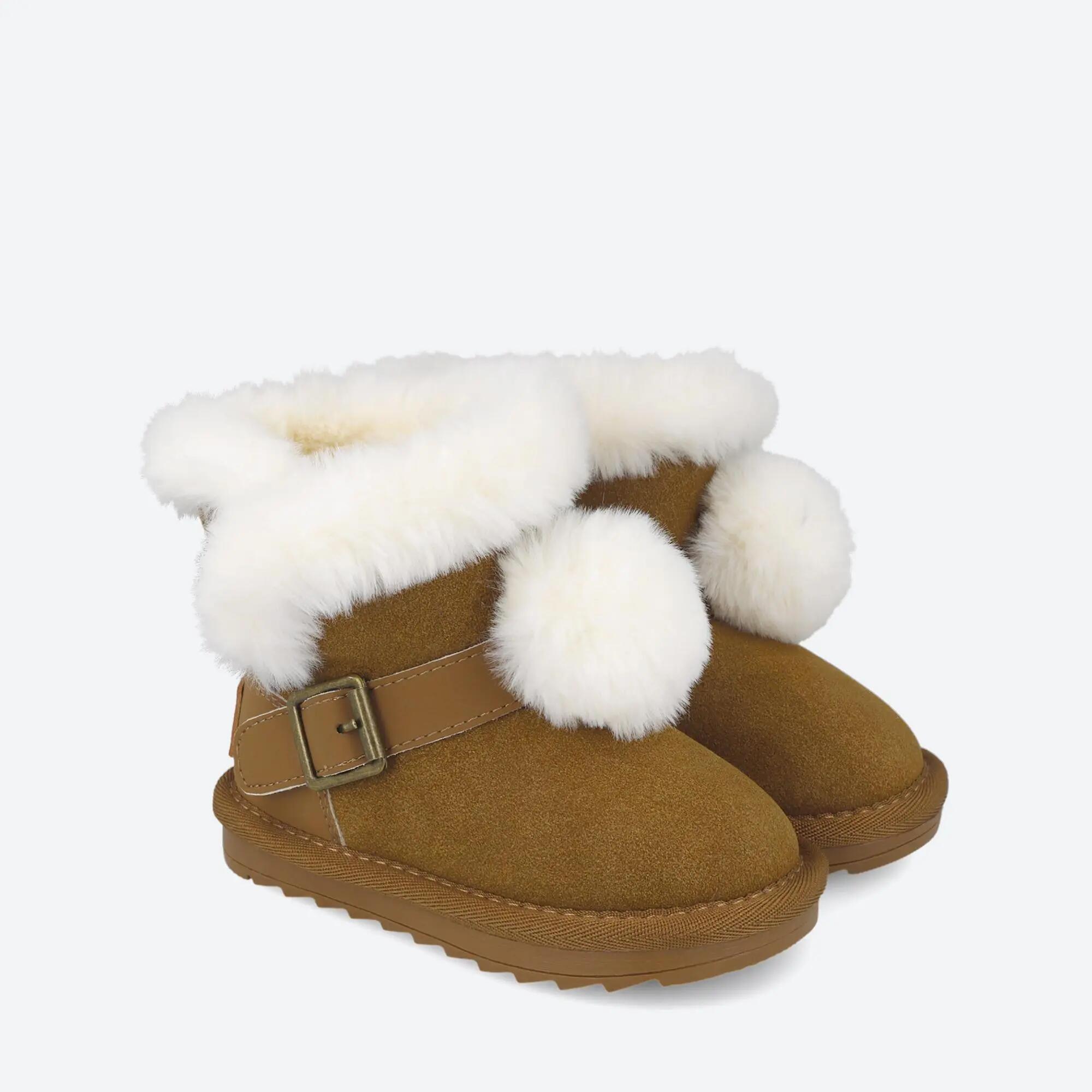Botas  Menina Garvalín 261360A Marrom claro Fivela 2/5