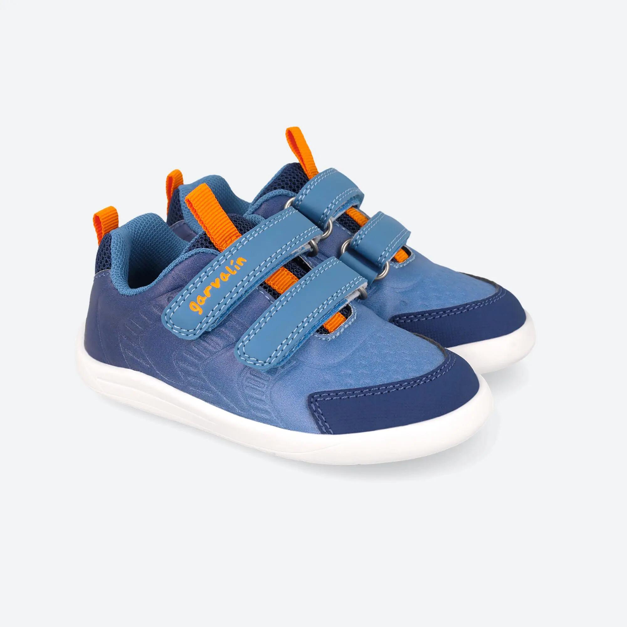 Zapatilla barefoot  Menino Garvalín 261326A Azul Fecho Adesivo 2/6
