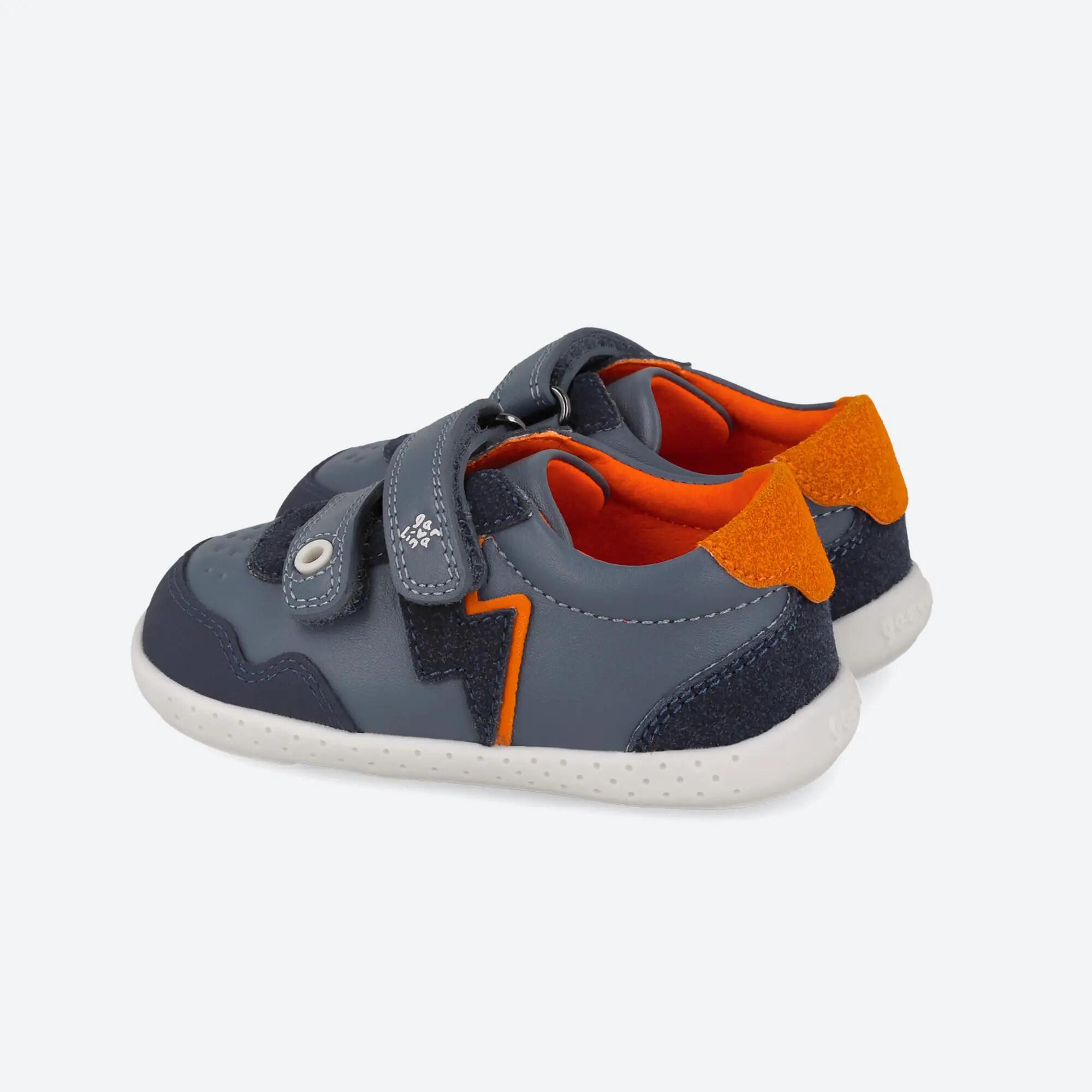 Zapatilla barefoot  Niño Garvalín 261307A Azul marino Cierre adherente 3/6