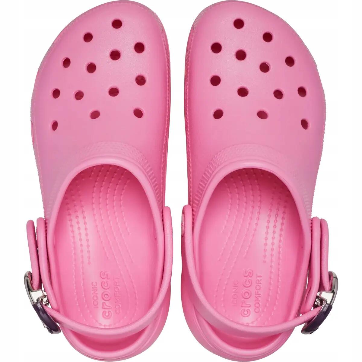 Felnőtt vízi klumpa puha talpú Crocs Classic Platform Dipped Buckle Clog 6/6