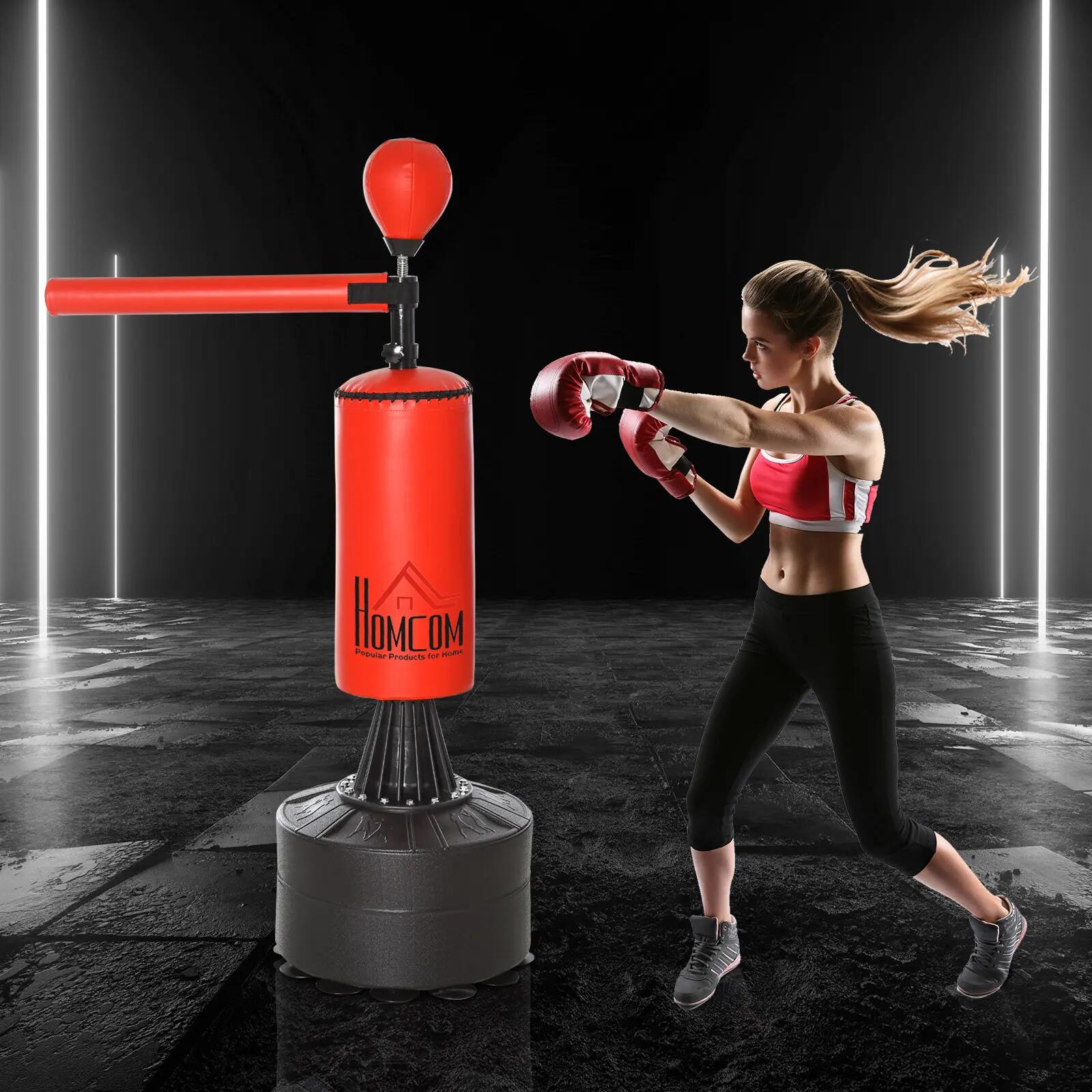 Sac de frappe - Boxe - Unisexe - Réglable, base lestable - Noir 4/6