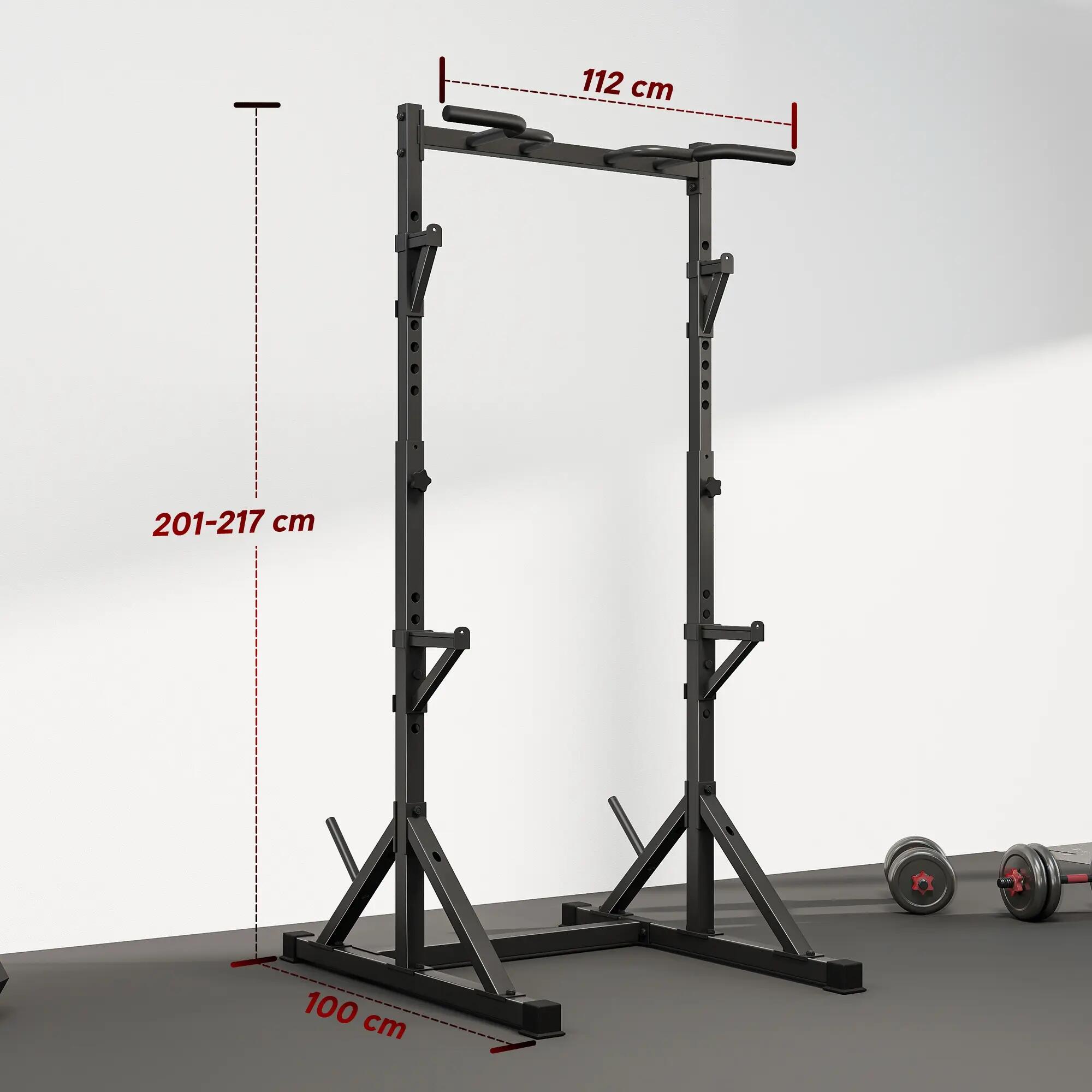 Tour de musculation autoportante avec supports pour haltères, en acier, supporta 5/9