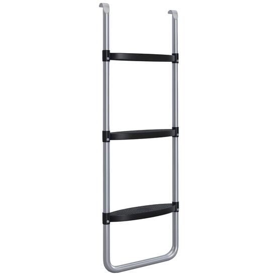 Échelle de trampoline en acier réglable à 2 ou 3 marches, 97 x 32 cm, argent