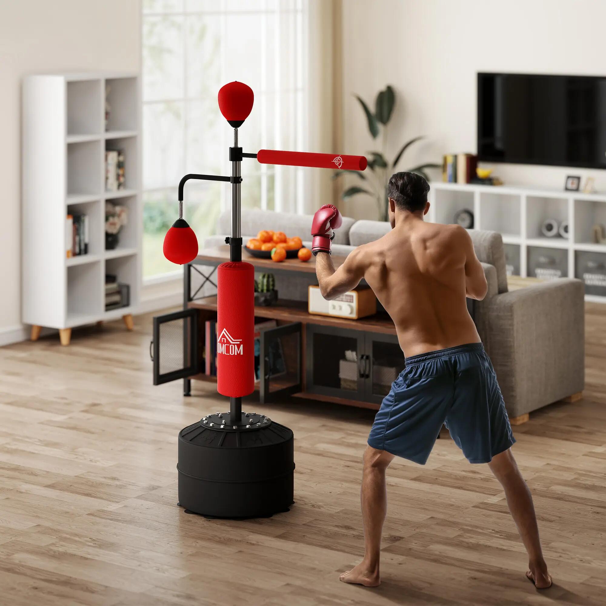 support autoportant - boxe - unisexe - 4 en 1 - rouge 4/6