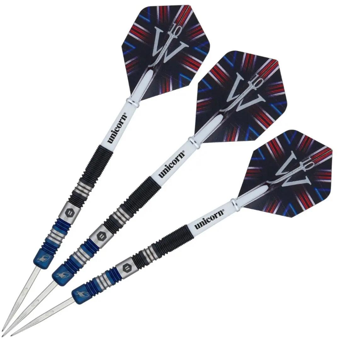 James Wade Tweekleurig 90% Tungsten Dartpijlen 2/6