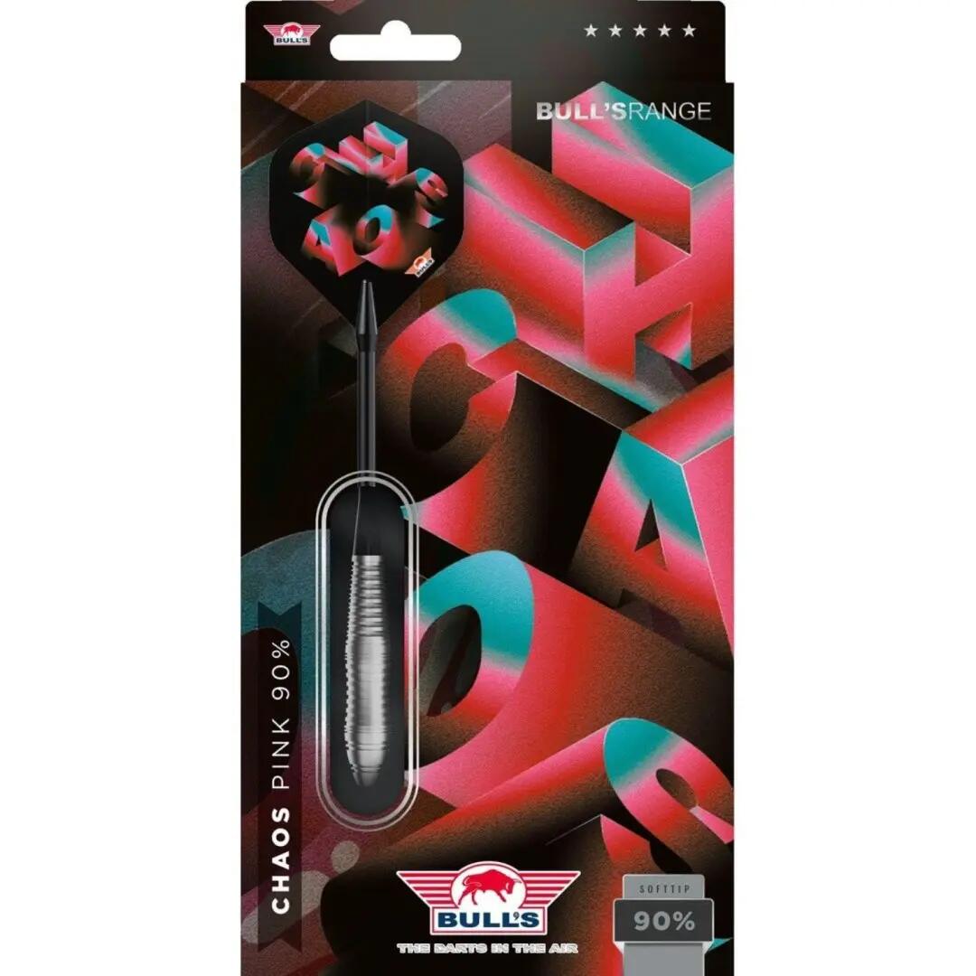 Chaos Pink 90% Tungsten Softtip Dartpijlen 5/6