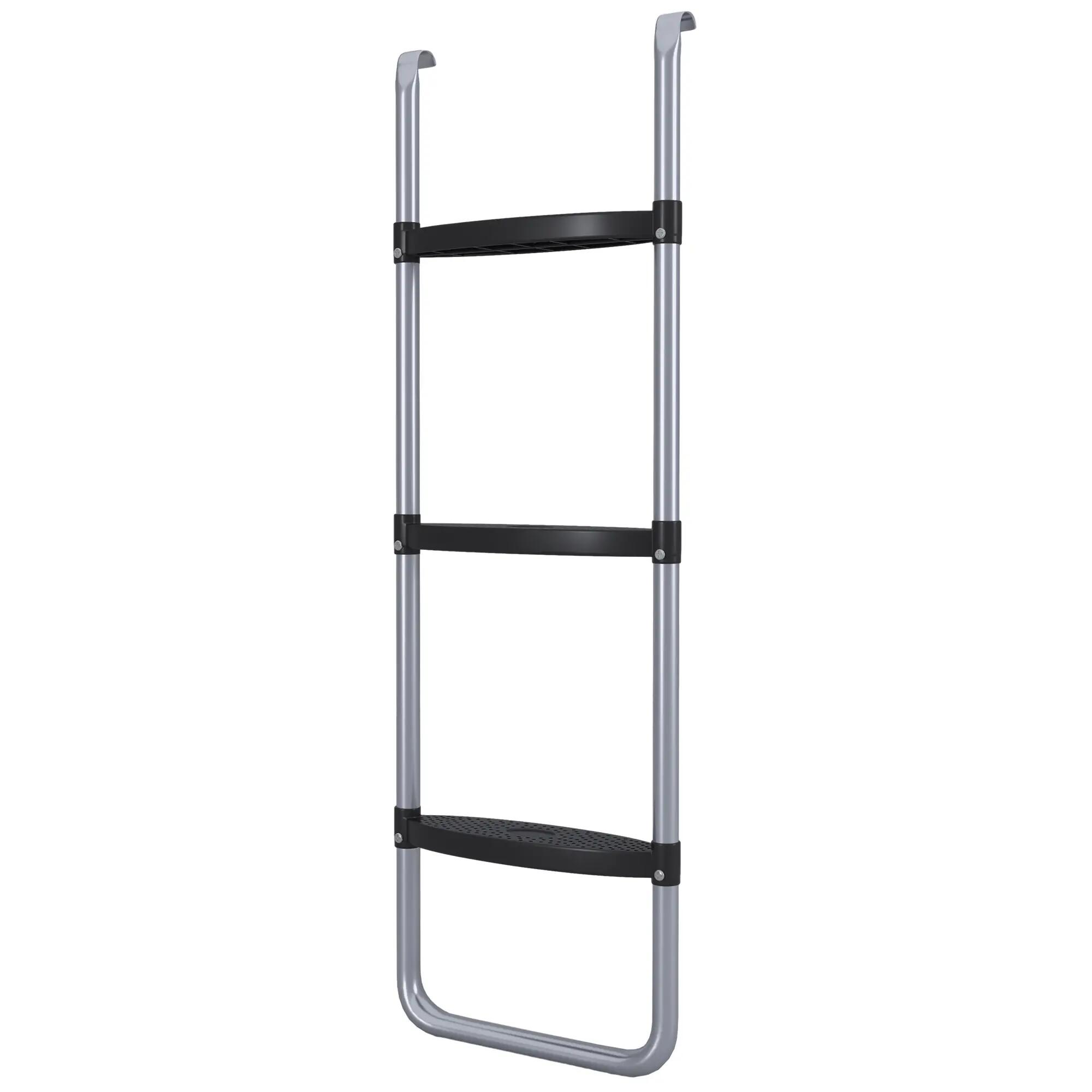 Échelle trampoline - forme et exercice - marches larges acier galvanisé 2/6