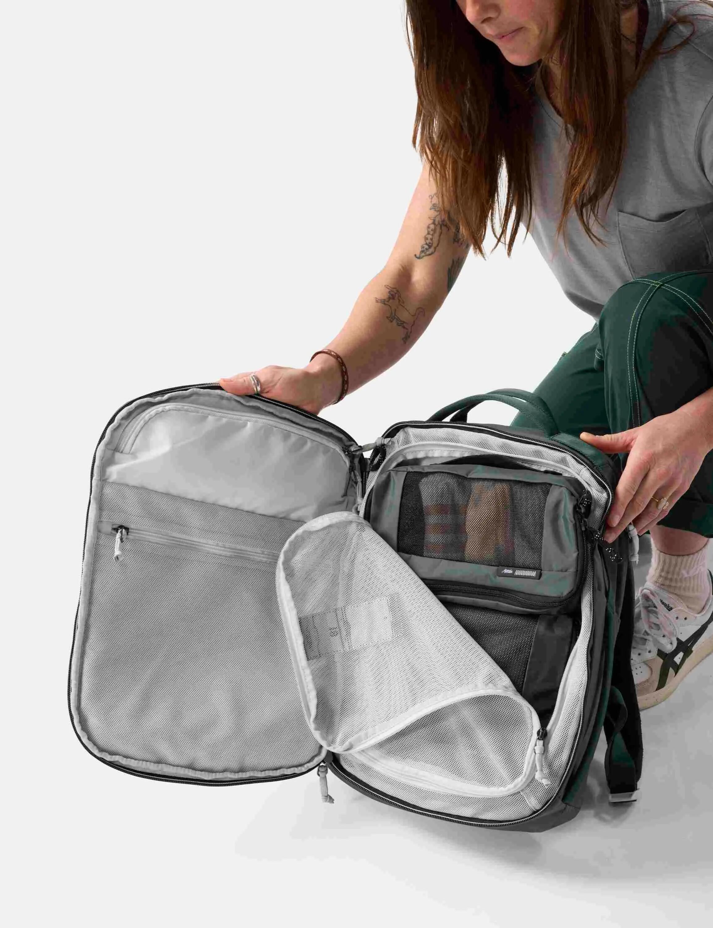 Reisen - packwürfel-set - mesh-sichtfenster, signalinnenfutter 8/8