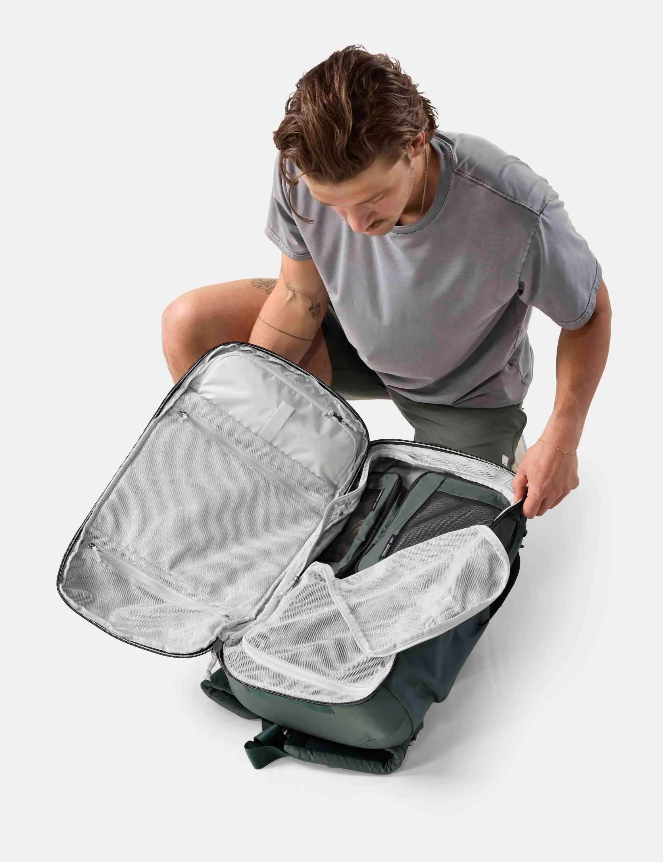 Reisen - packwürfel-set - mesh-sichtfenster, signalinnenfutter 6/8