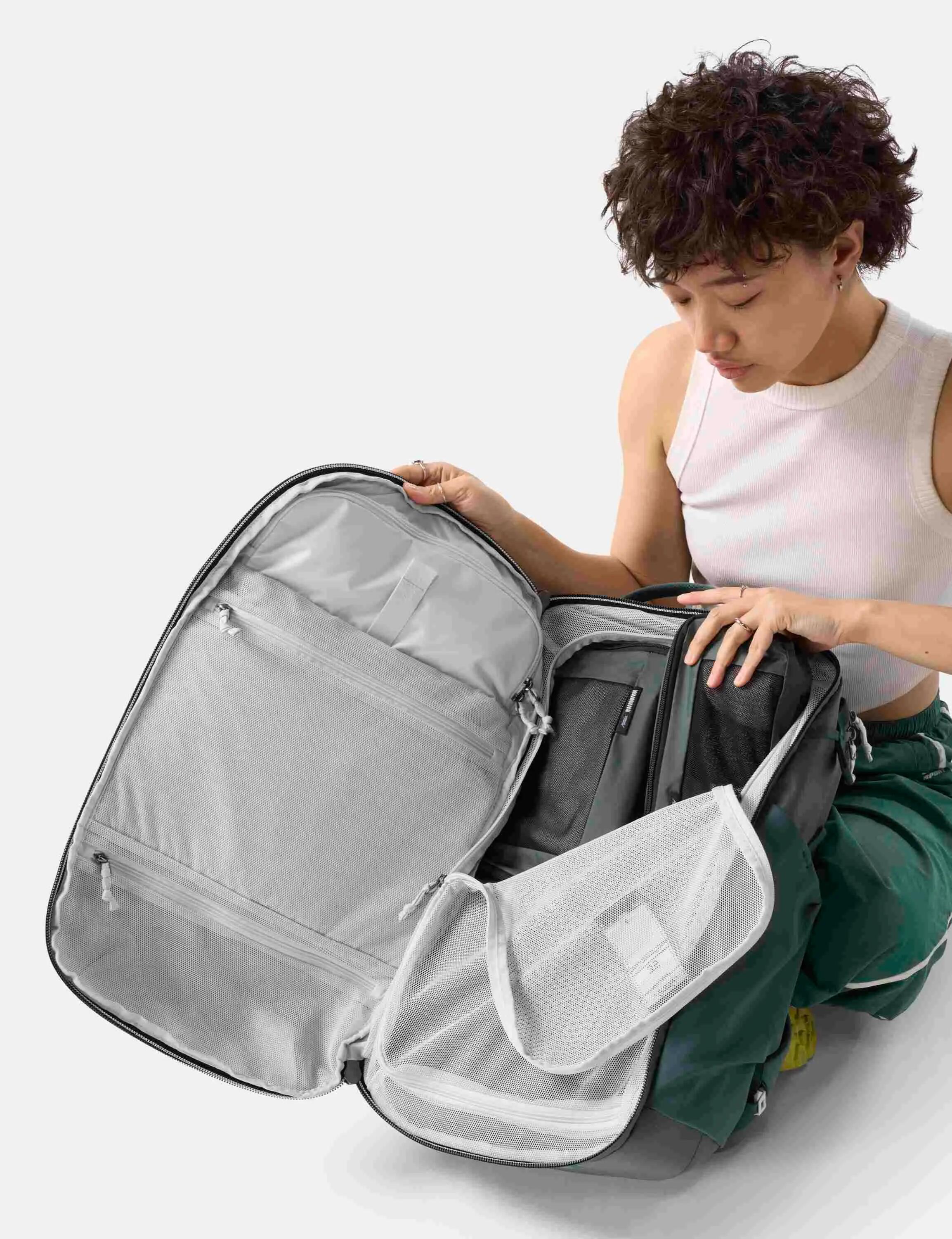 Reisen - packwürfel-set - mesh-sichtfenster, signalinnenfutter 4/8