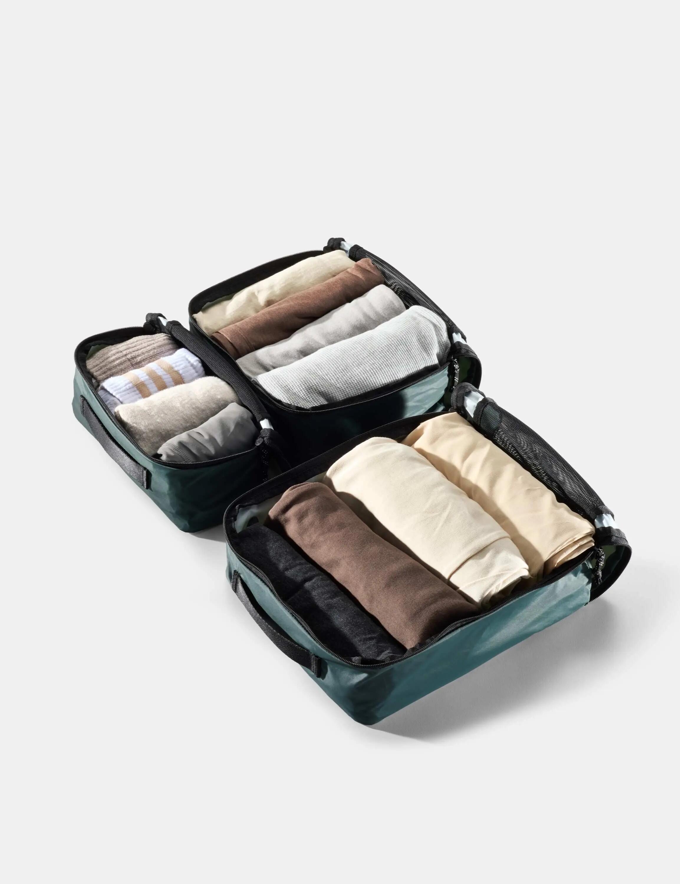 Reisen - packwürfel-set - mesh-sichtfenster, signalinnenfutter 2/8