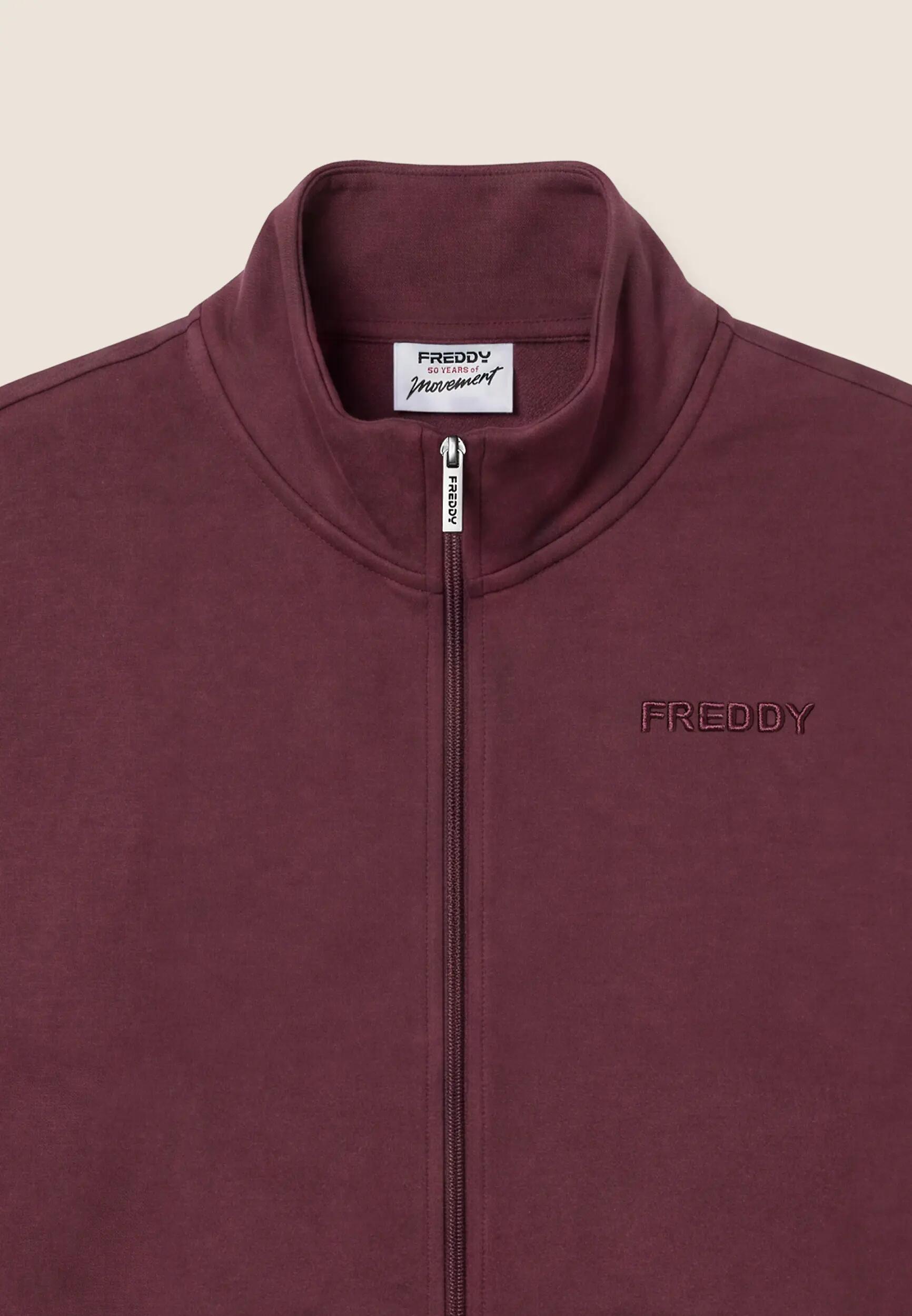 Tuta Sportiva Uomo con Zip e Collo Alto, Tasche Applicate 3/3