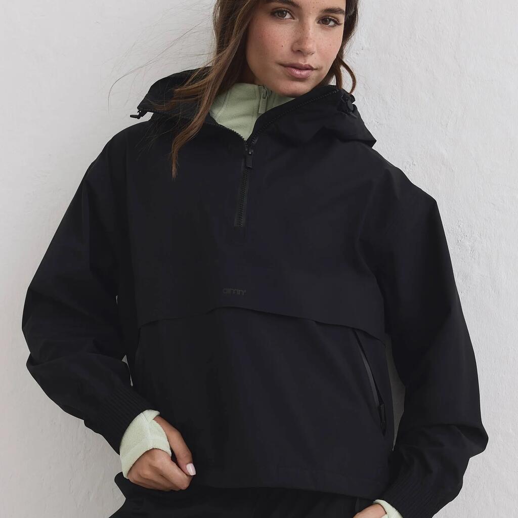 Women's Anorak Waterproof Stretch Black