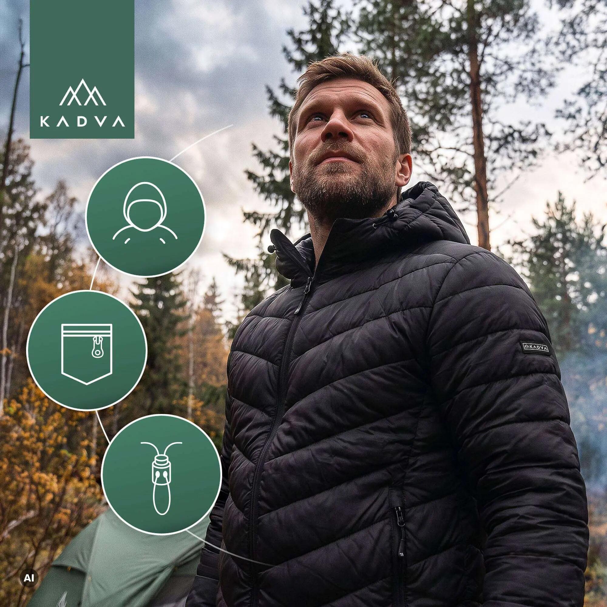 Herren gefütterte Jacke KADVA SumGear 6/7