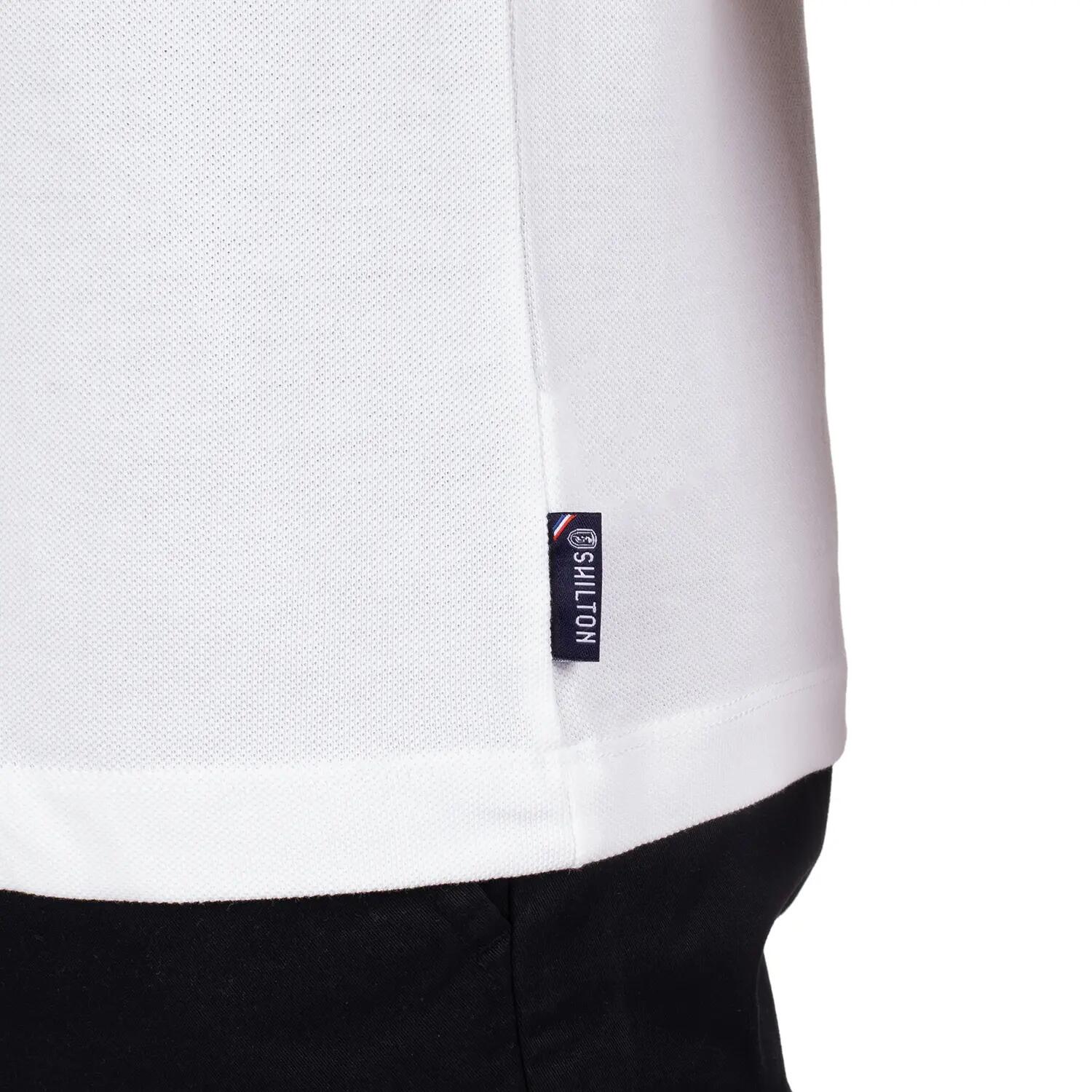 Polo piqué lagon S / Blanc 5/5