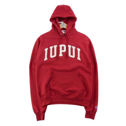 Refurbished - Herren Kapuzenpullover IUPUI Bordeaux - Wie neu