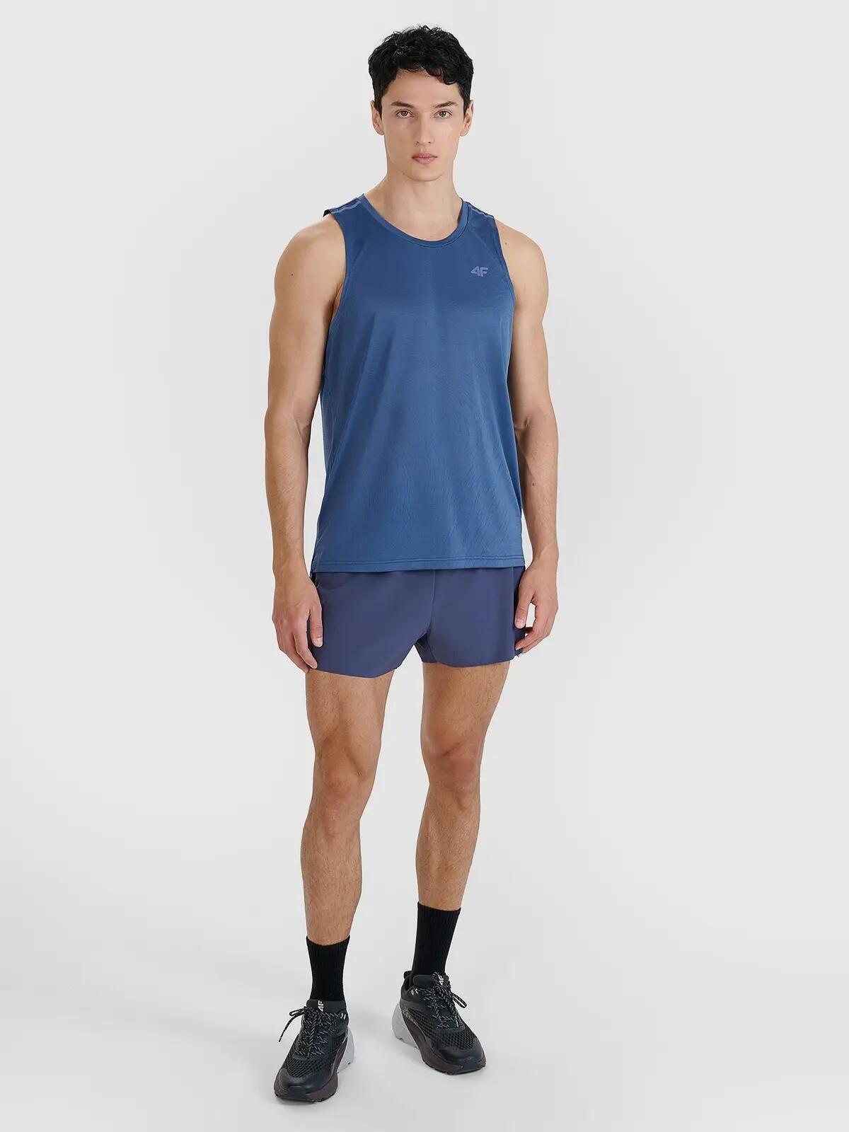 T-SHIRT MĘSKI 4F KOSZULKA TANK TOP SZYBKOSCHNĄCA DO 3/9