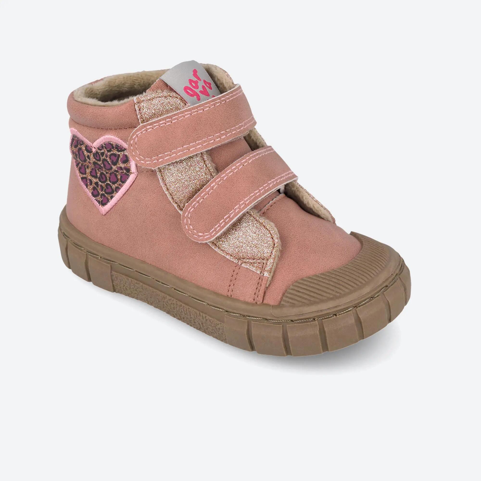 Botines barefoot  Niña Garvalín 261331B Rosa claro Cierre adherente 4/6