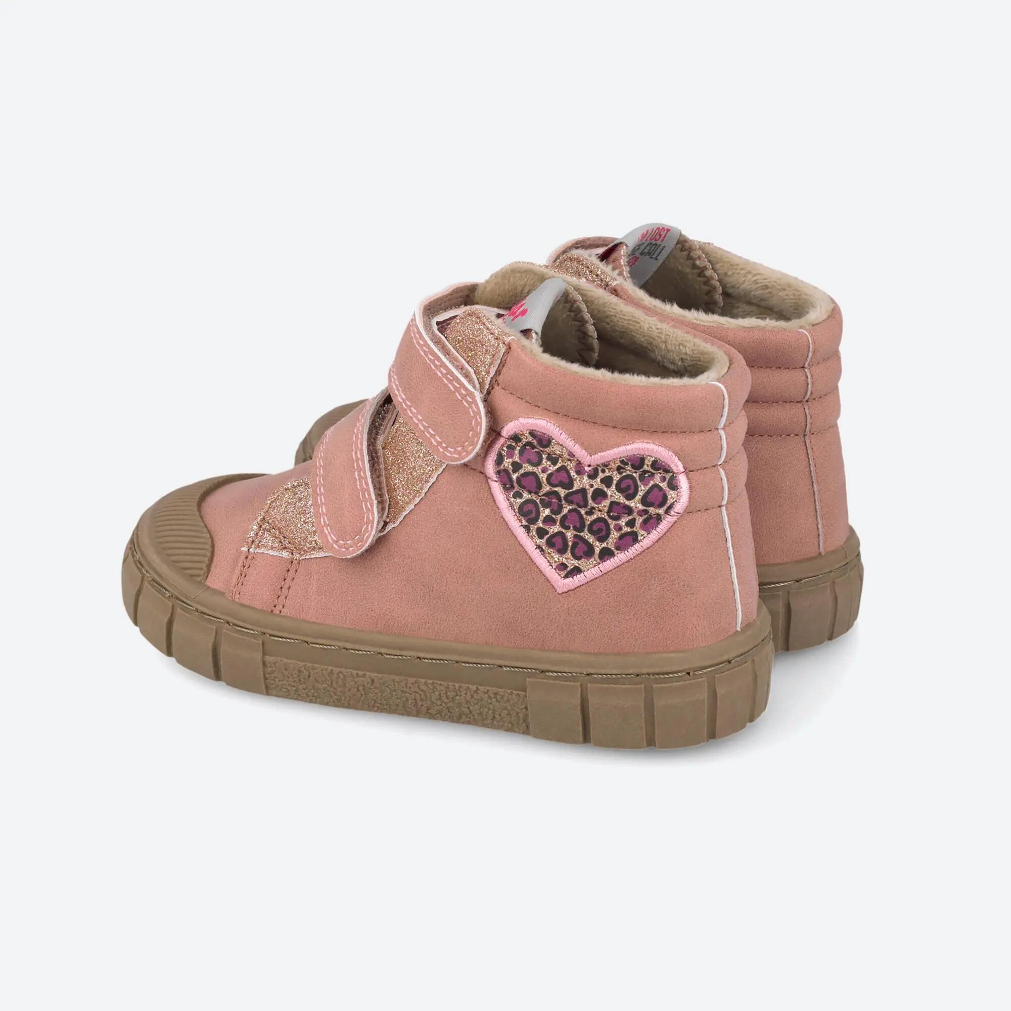Botines barefoot  Niña Garvalín 261331B Rosa claro Cierre adherente 3/6