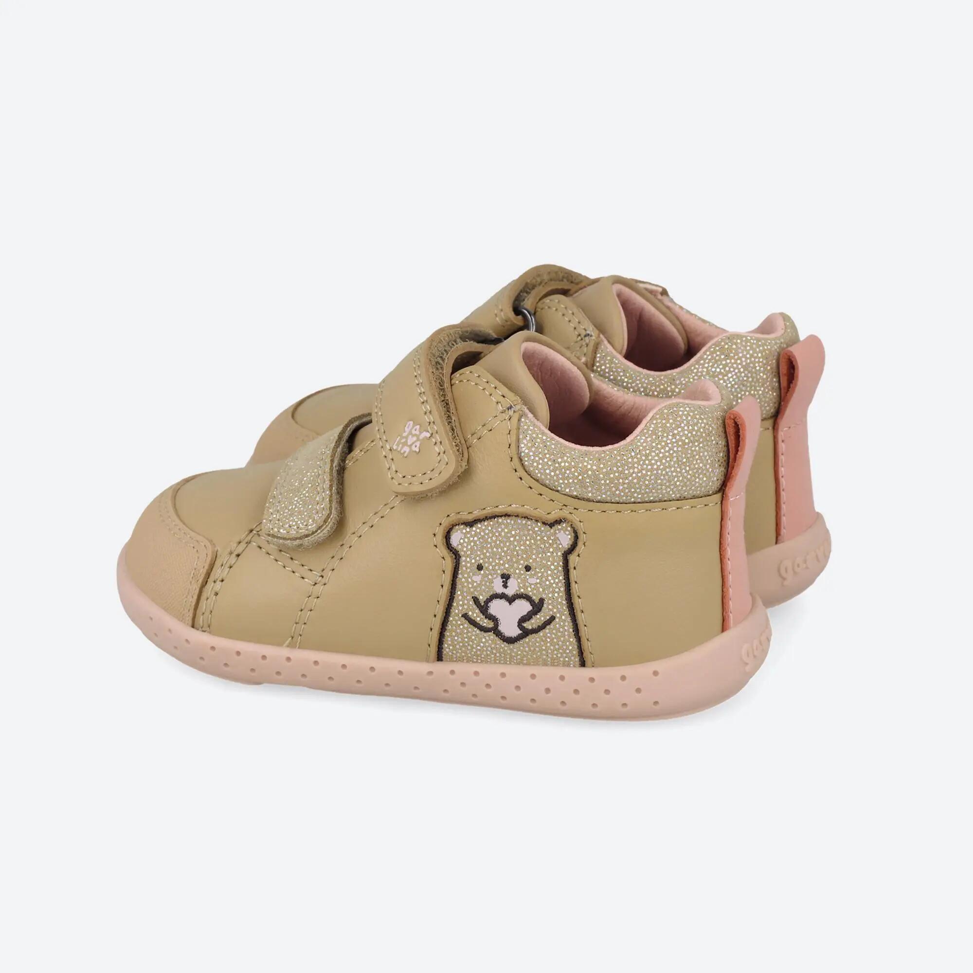 Botín barefoot  Niña Garvalín 261300A Rosa Cierre adherente 3/6