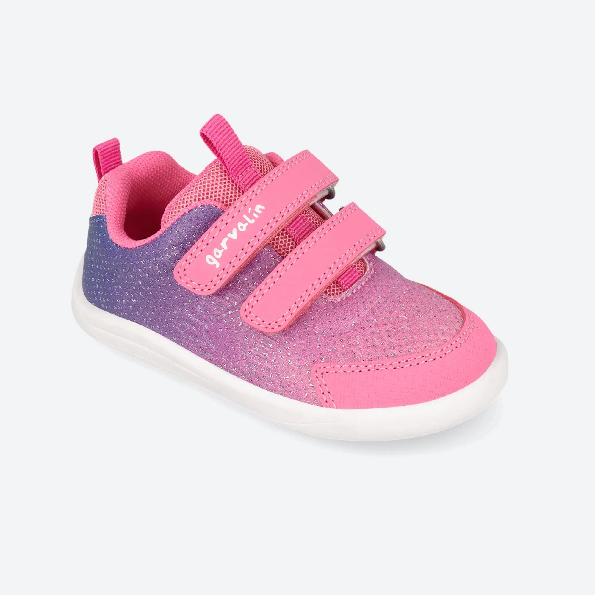 Zapatilla barefoot  Menino Garvalín 261326C Rosa Fecho Adesivo 4/6