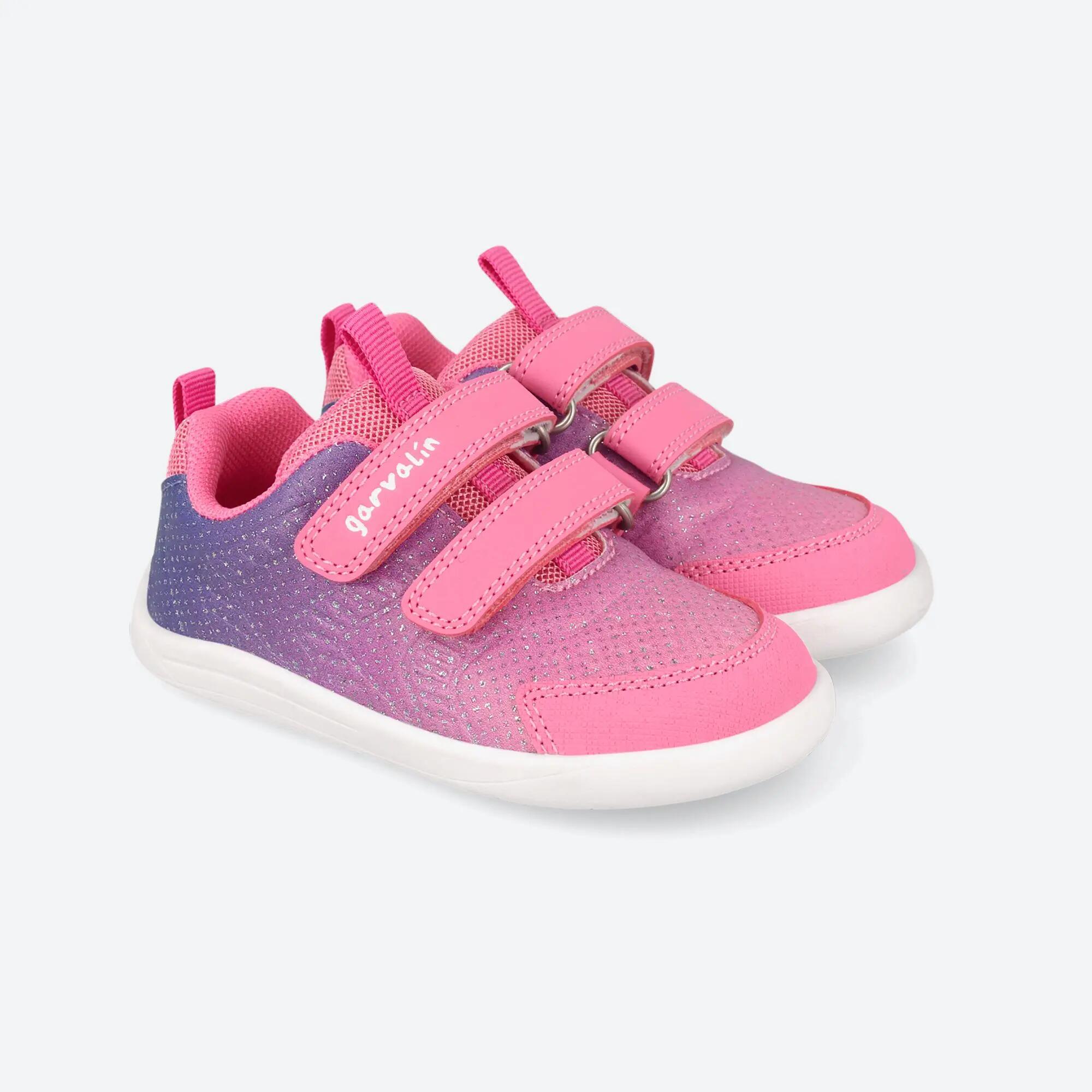 Zapatilla barefoot  Menino Garvalín 261326C Rosa Fecho Adesivo 2/6