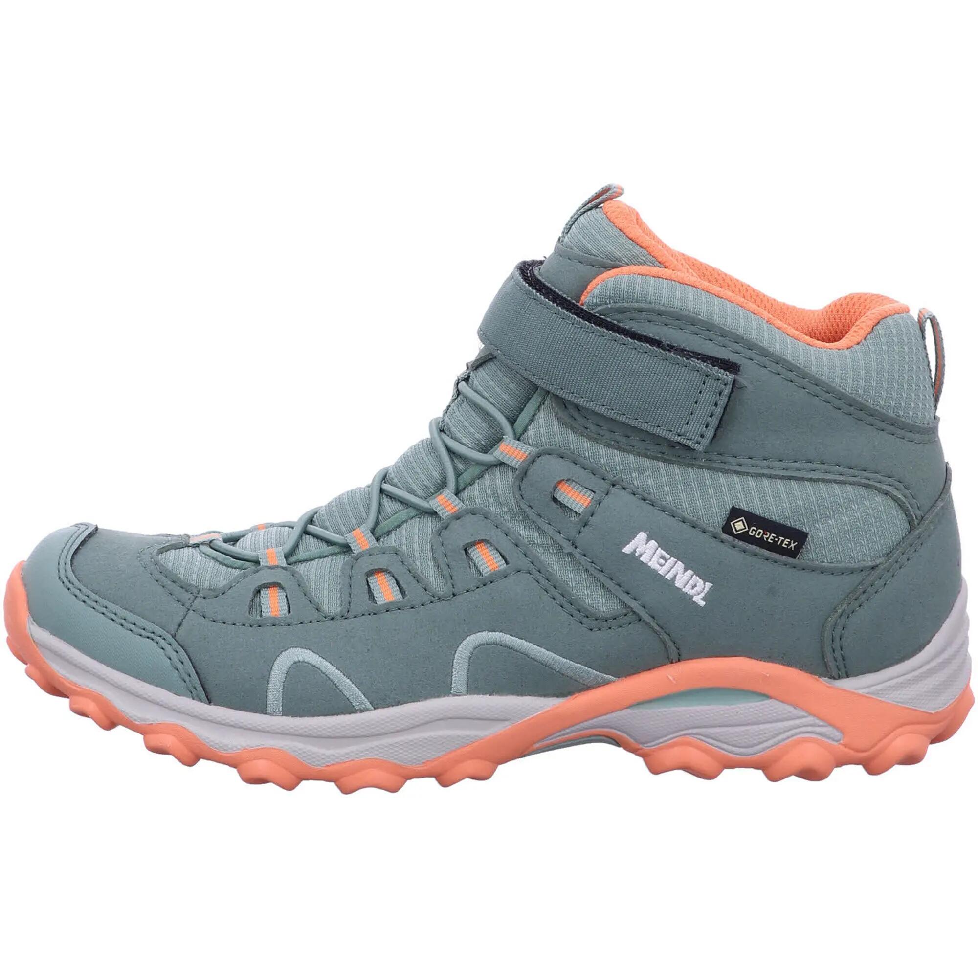 Meindl Jungen 2106 084 Outdoorschuh Leder-Mix in grün 3/4