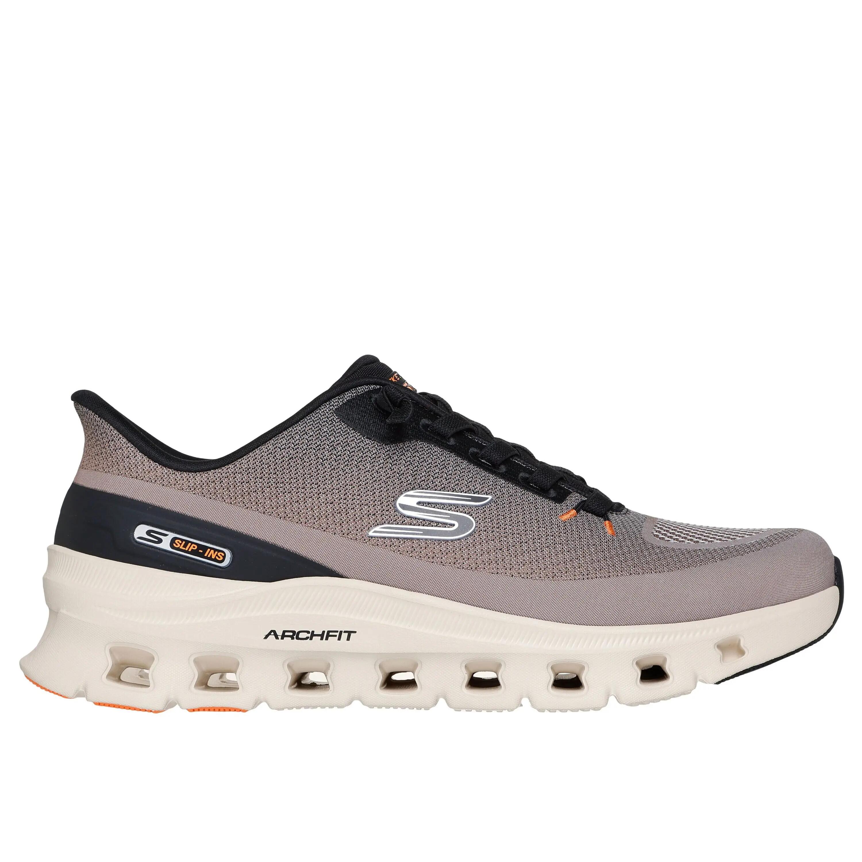 Skechers Herren 233110 TPBK Sneaker Low Kunststoff (Synthetik) in grau 2/4