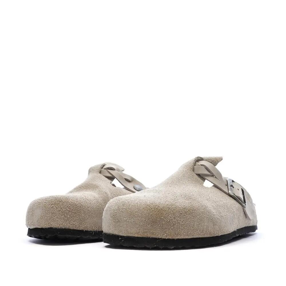 Zuecos Birkenstock Boston Taupe para Mujer 7/7
