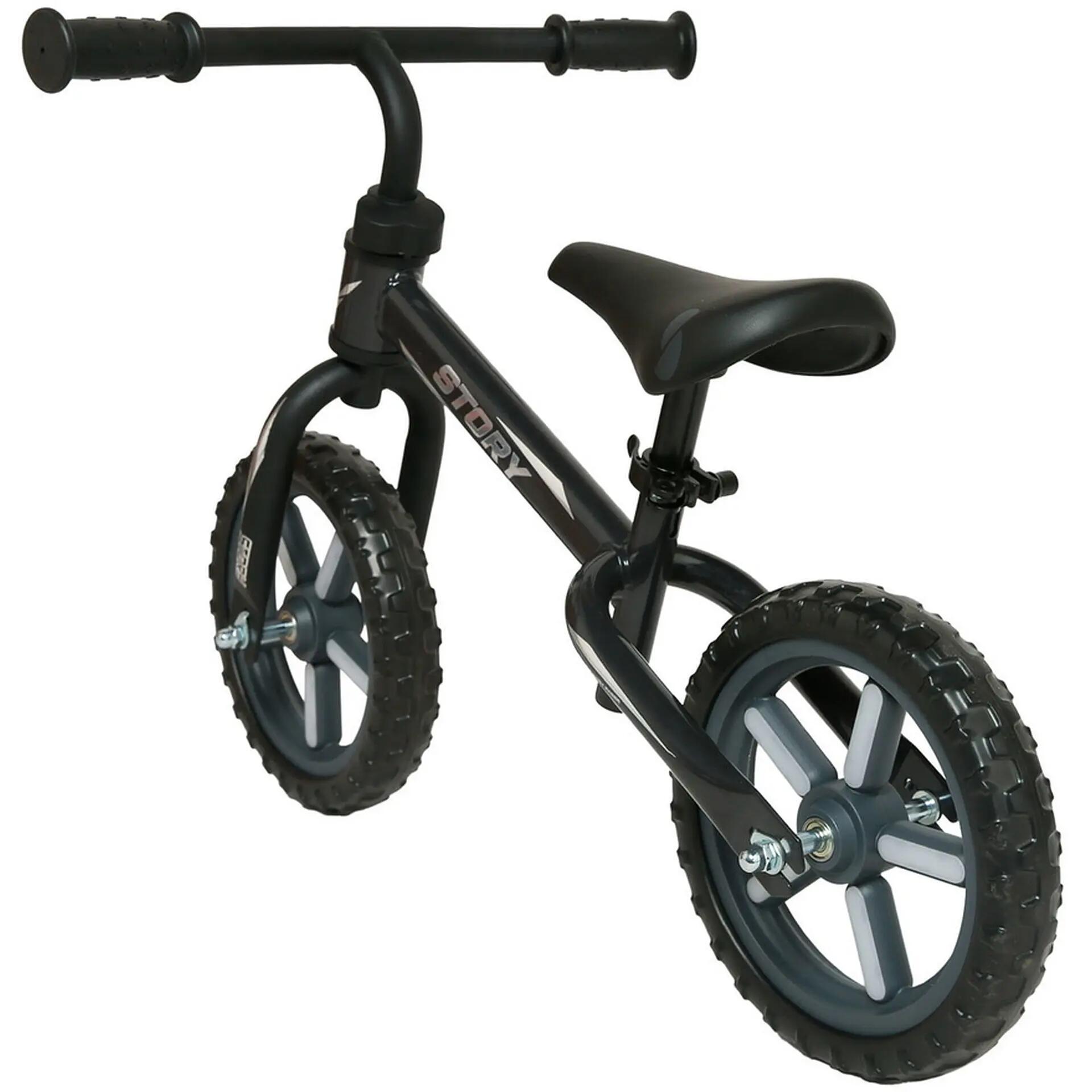 Kinder-Laufrad 70's Baby Racer LED, schwarz 2/2