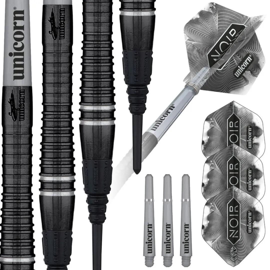 Noir Phase 6 80% Tungsten Softtip Dartpijlen 3/6