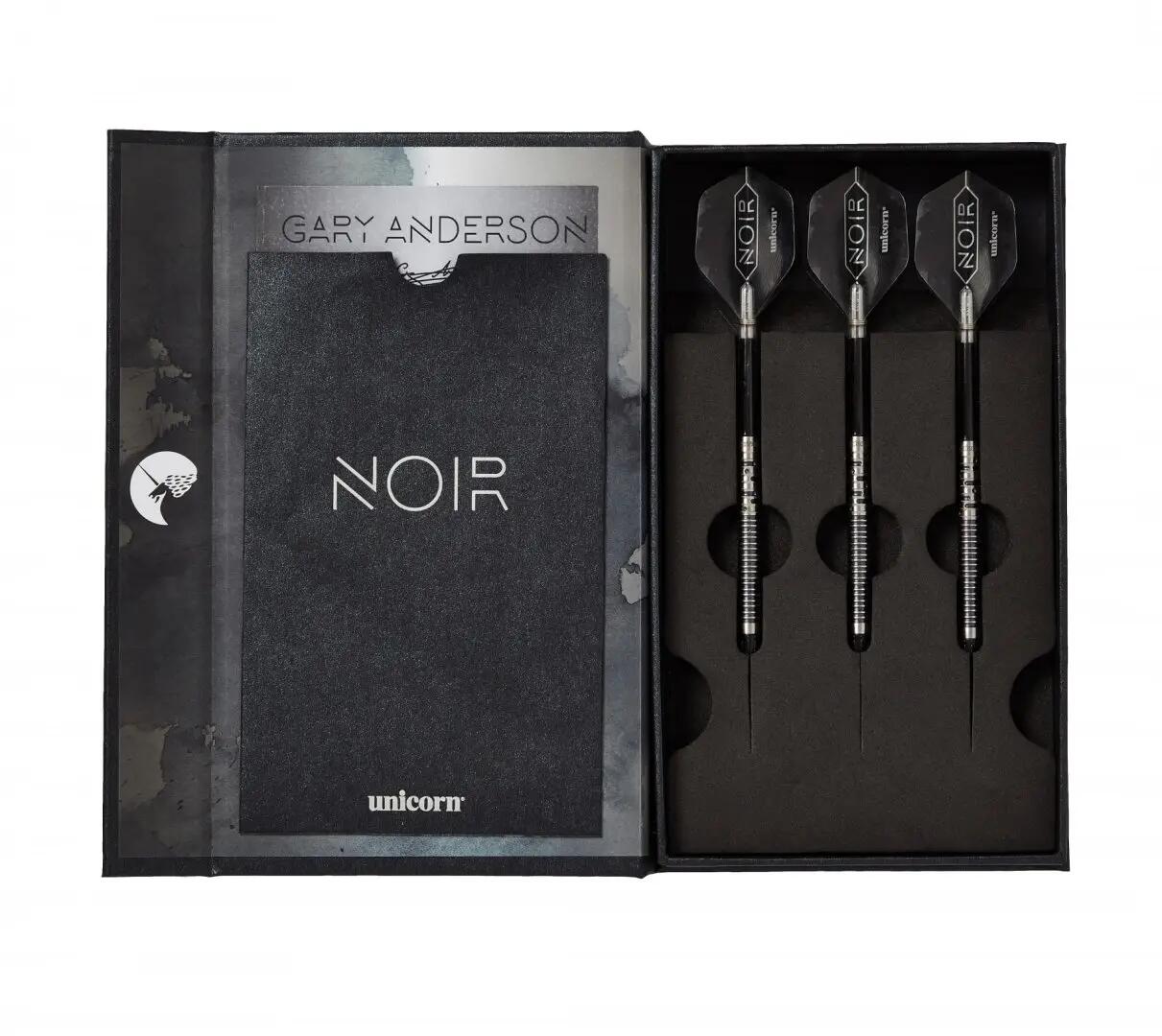 Noir Gary Anderson Phase 5 80% Tungsten Softtip Dartpijlen 4/8