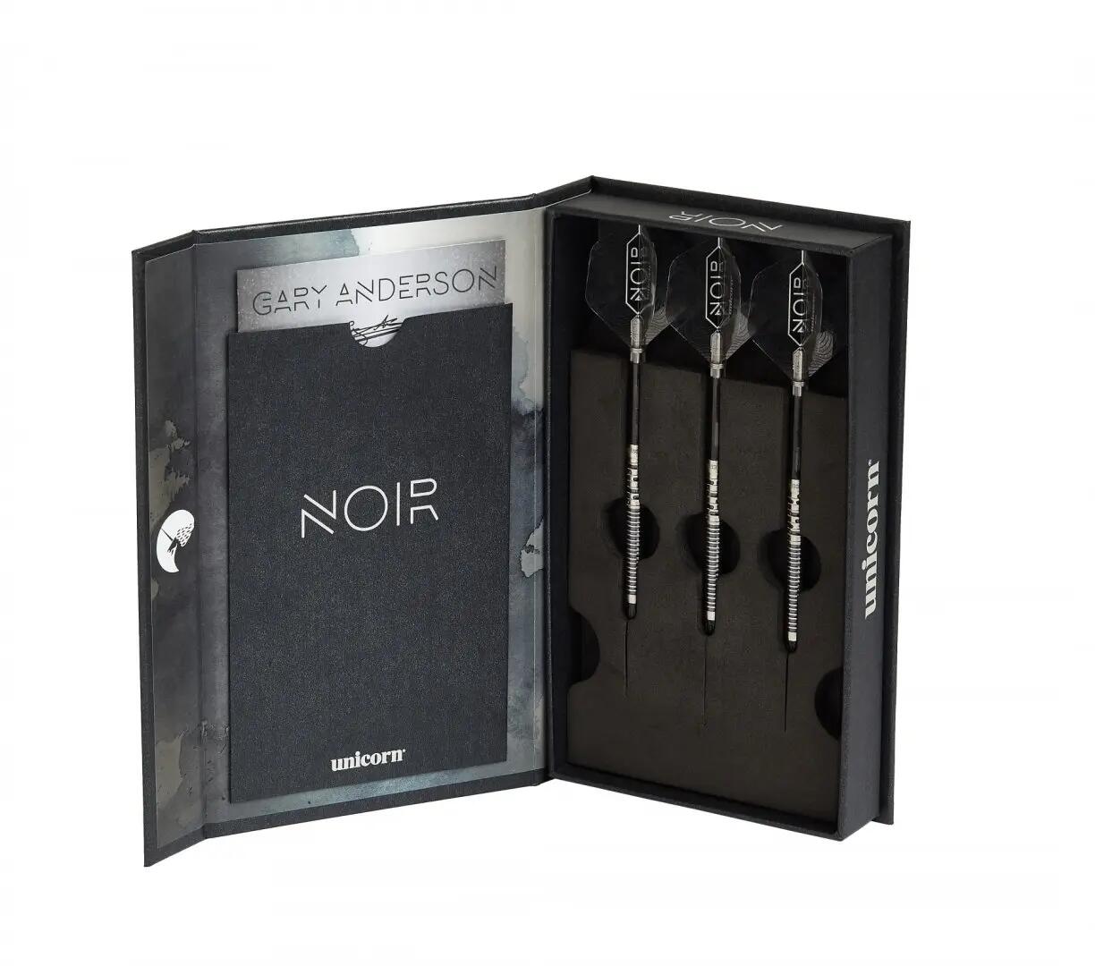 Noir Gary Anderson Phase 5 80% Tungsten Softtip Dartpijlen 3/8