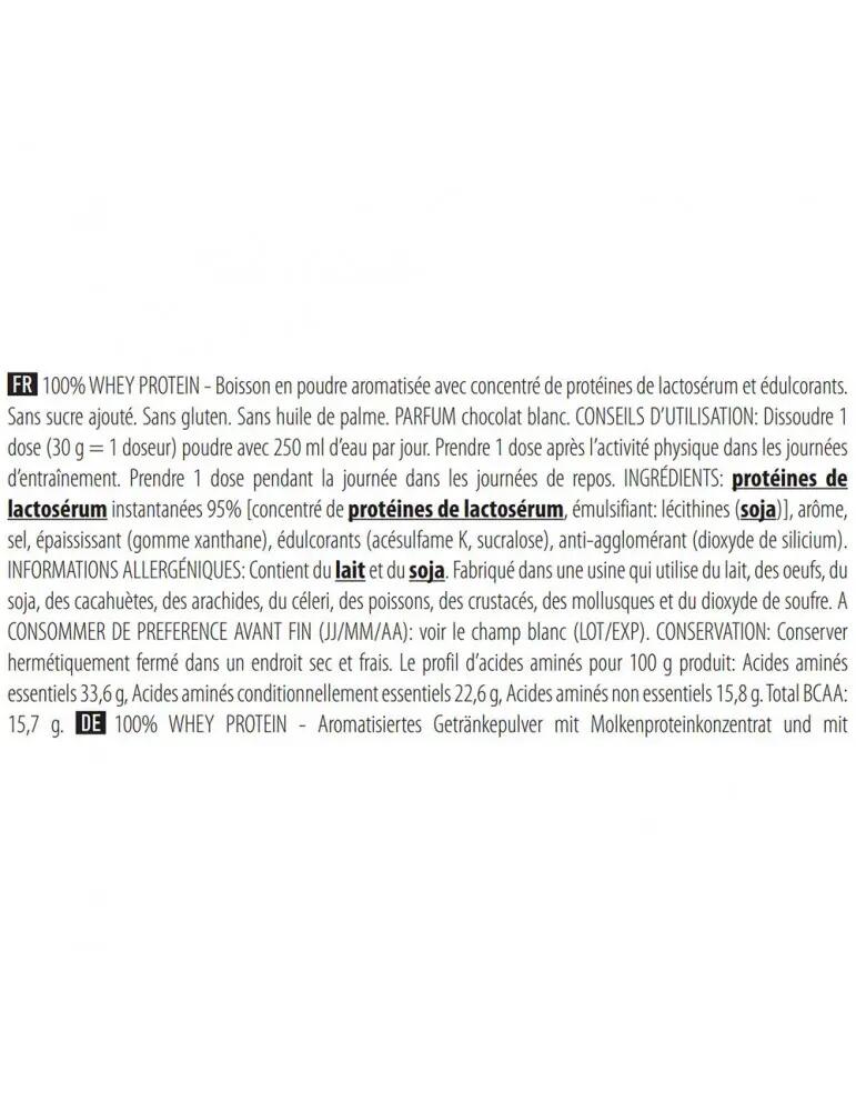 100% WHEY PROFESSIONAL (920gr) - Chocolat Blanc 2/6