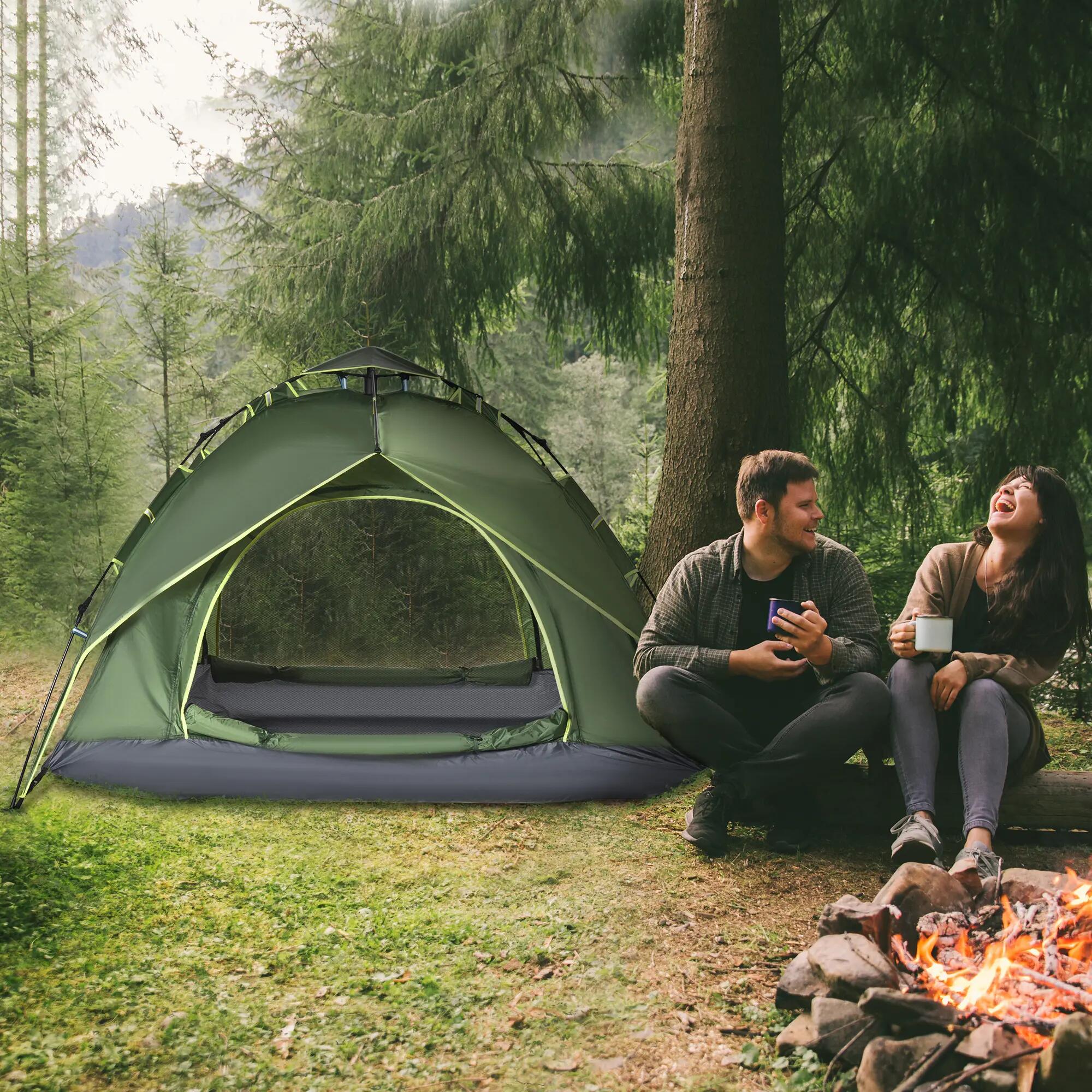 Tente dôme - camping - unisexe - 4 saisons, polyester 4/6