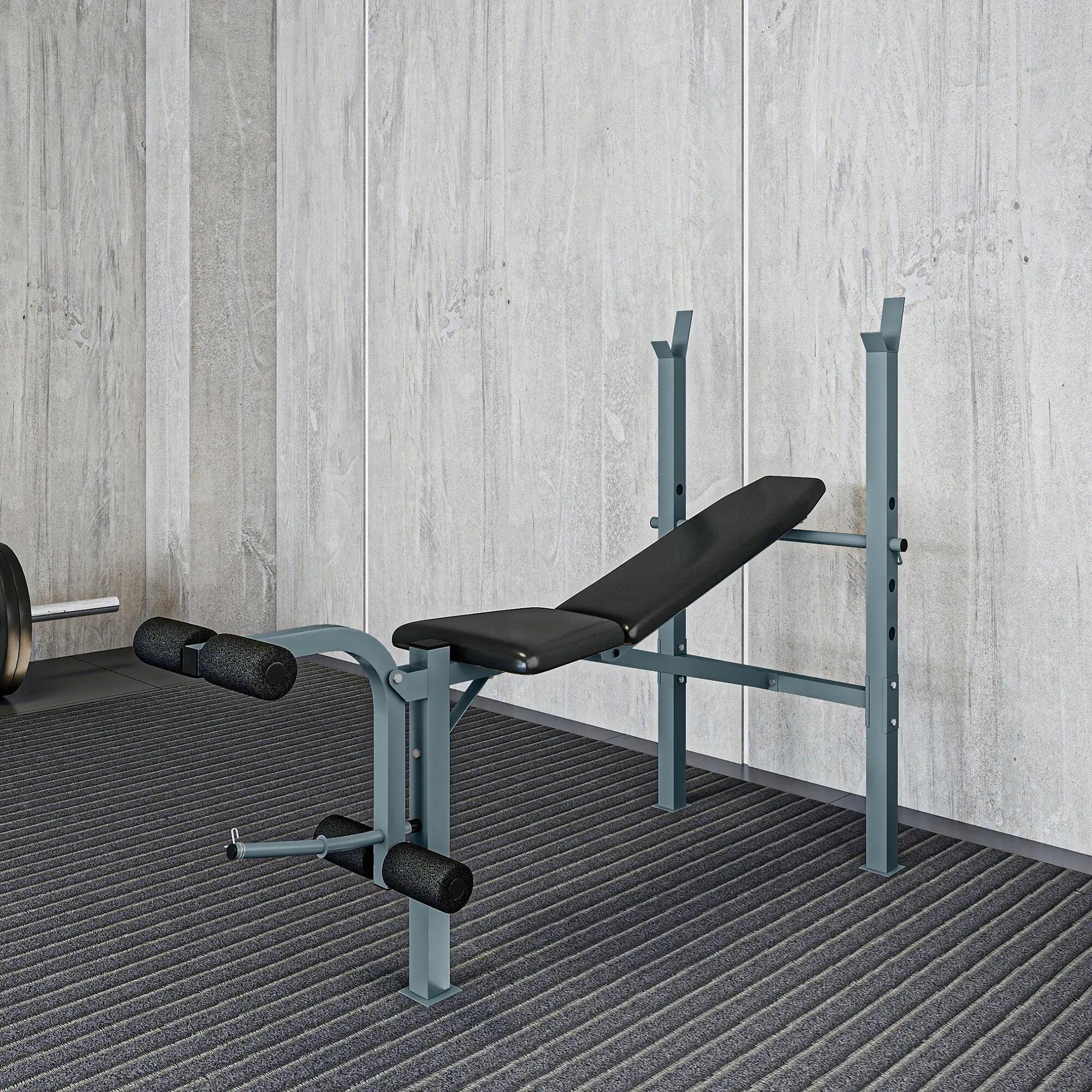 Banc de musculation - forme physique - dossier réglable 4/6