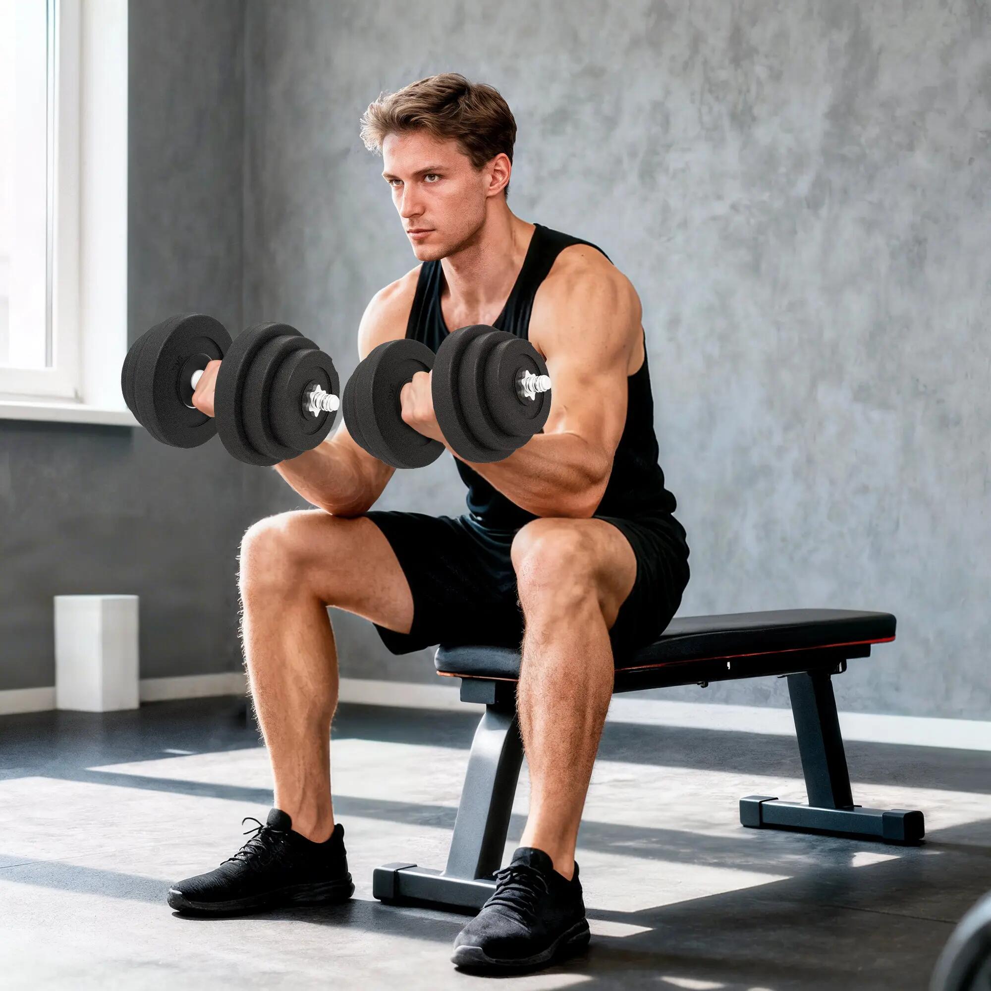 Haltères - Musculation - Women - Ajustables 40 kg - Noir 4/6