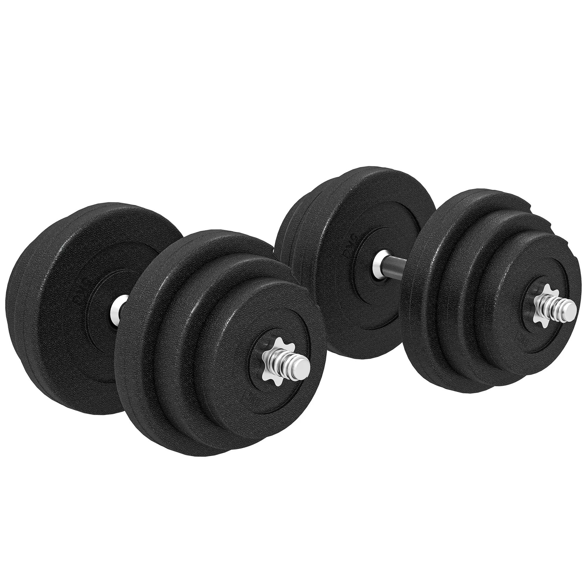 Haltères - Musculation - Women - Ajustables 40 kg - Noir 2/6