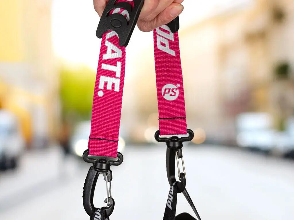 Porta pattini a rotelle Powerslide per il trasporto di SKATE rosa 2/2