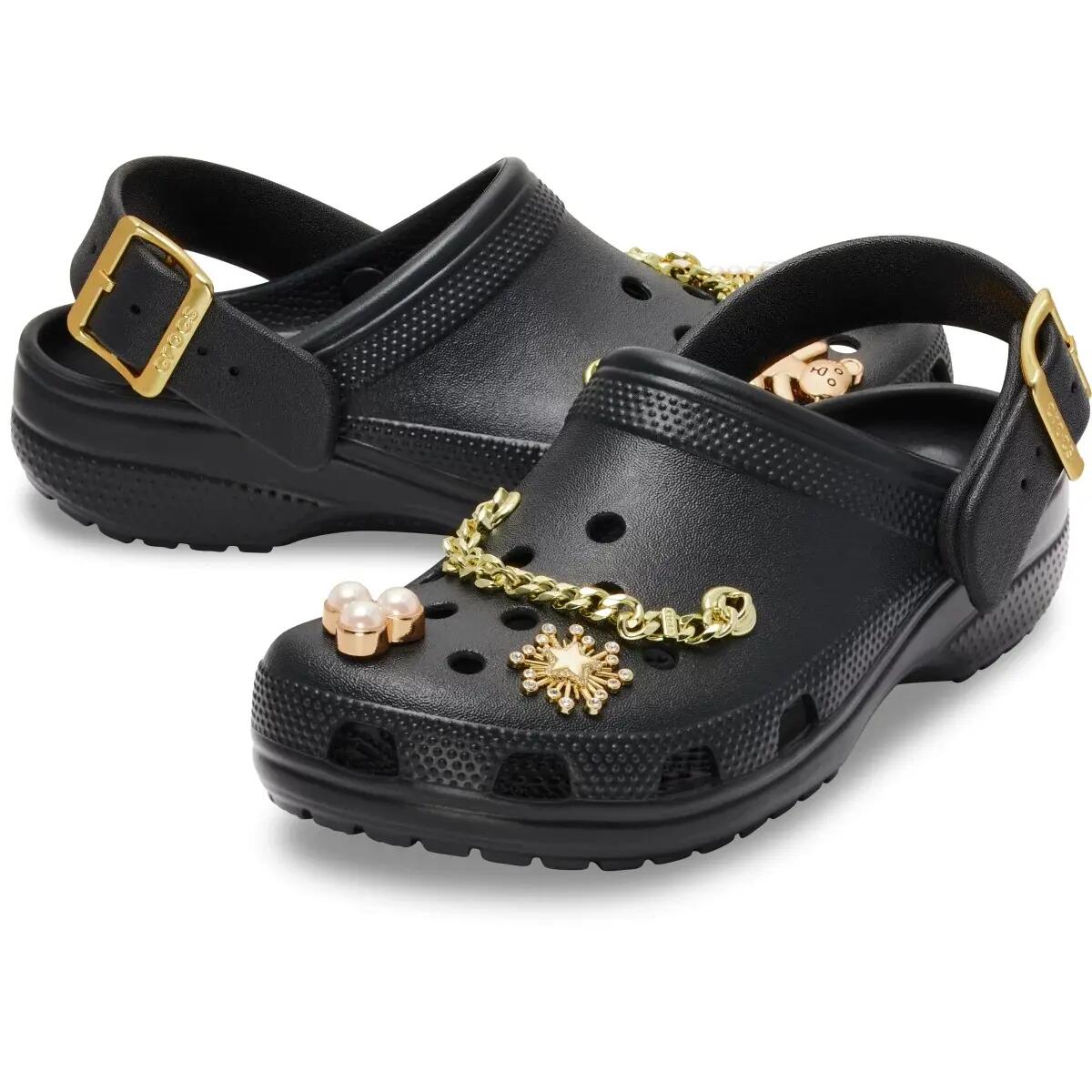 Chodaki Dla Dorosłych Crocs Classic Metallic Buckle Clog 3/6