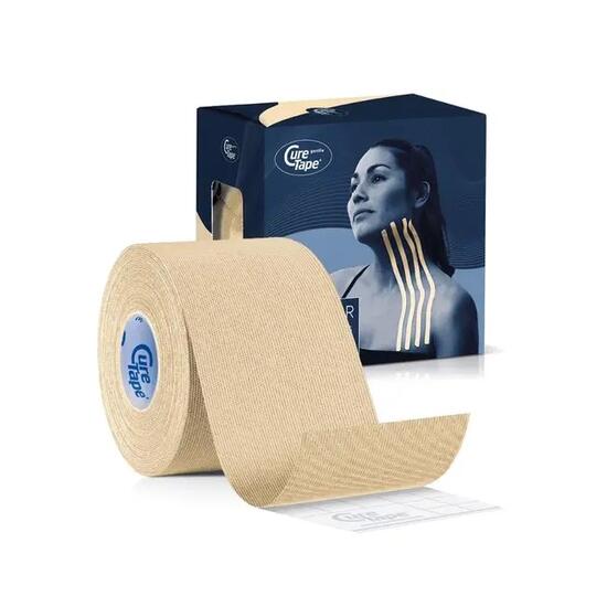 Unisexe Fitness Tape de sport doux Beige CureTape