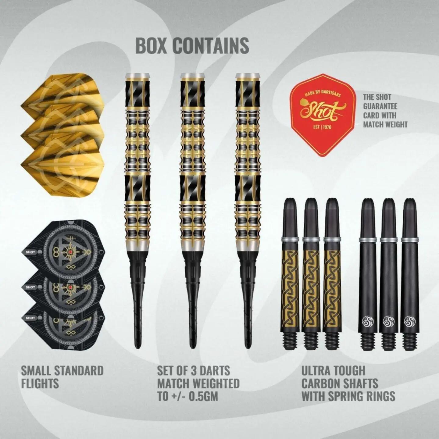 Alchemy Auro 90% Tungsten Softtip Dartpijlen 6/8