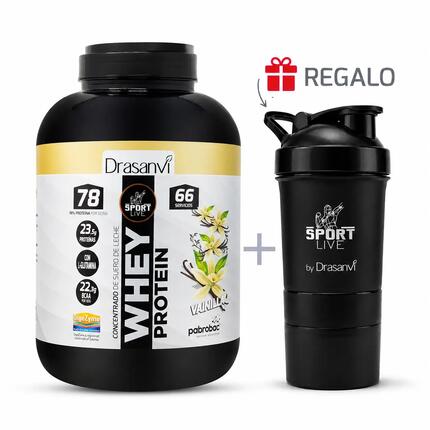 Whey Protein Concentrada Sport Live - Yogur Fresa - 2Kg - DRASANVI