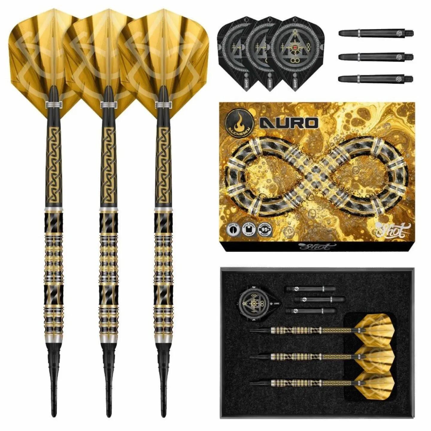 Alchemy Auro 90% Tungsten Softtip Dartpijlen 3/8