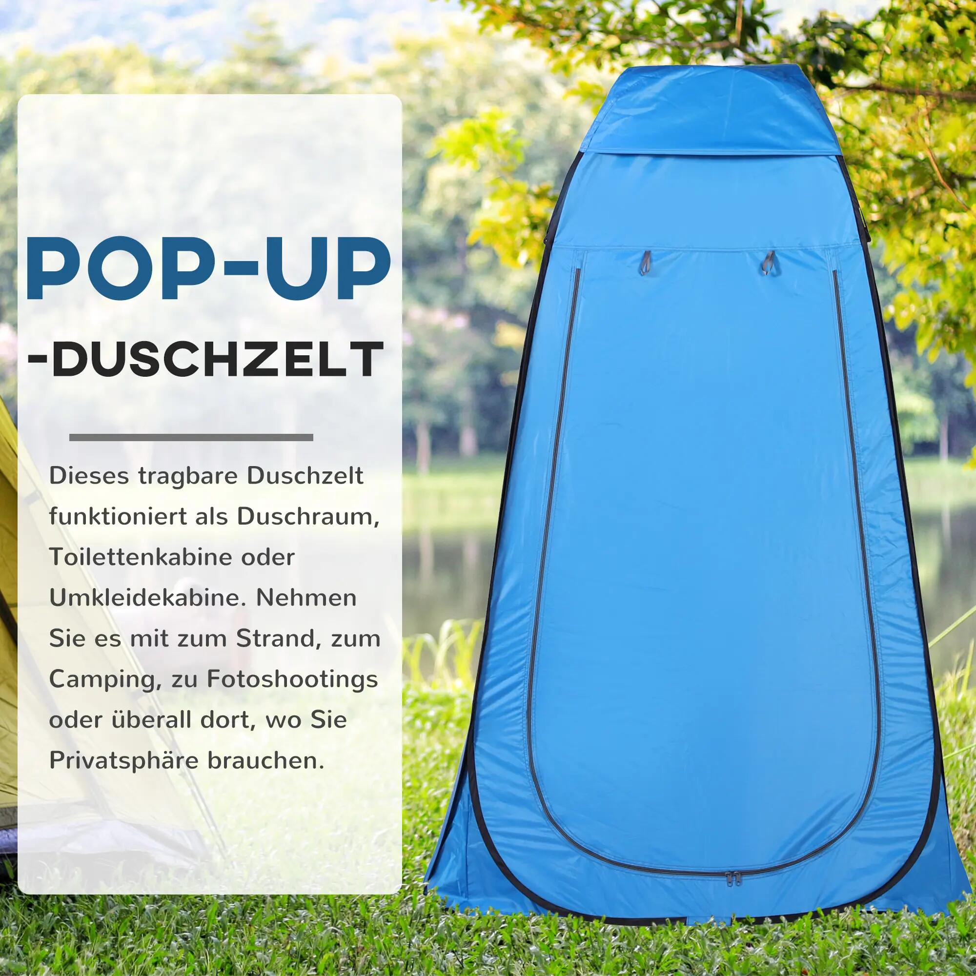 Tente portable - camping/plage - cabine de change, poches 6/6