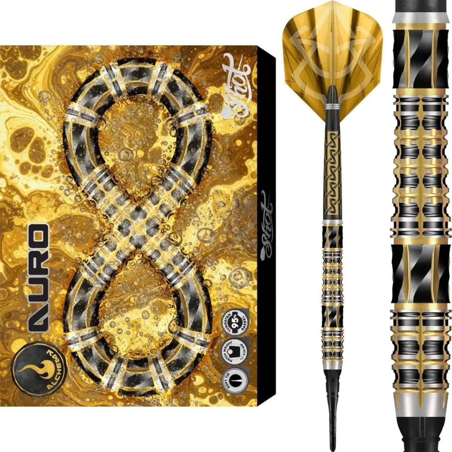 Alchemy Auro 90% Tungsten Softtip Dartpijlen 2/8