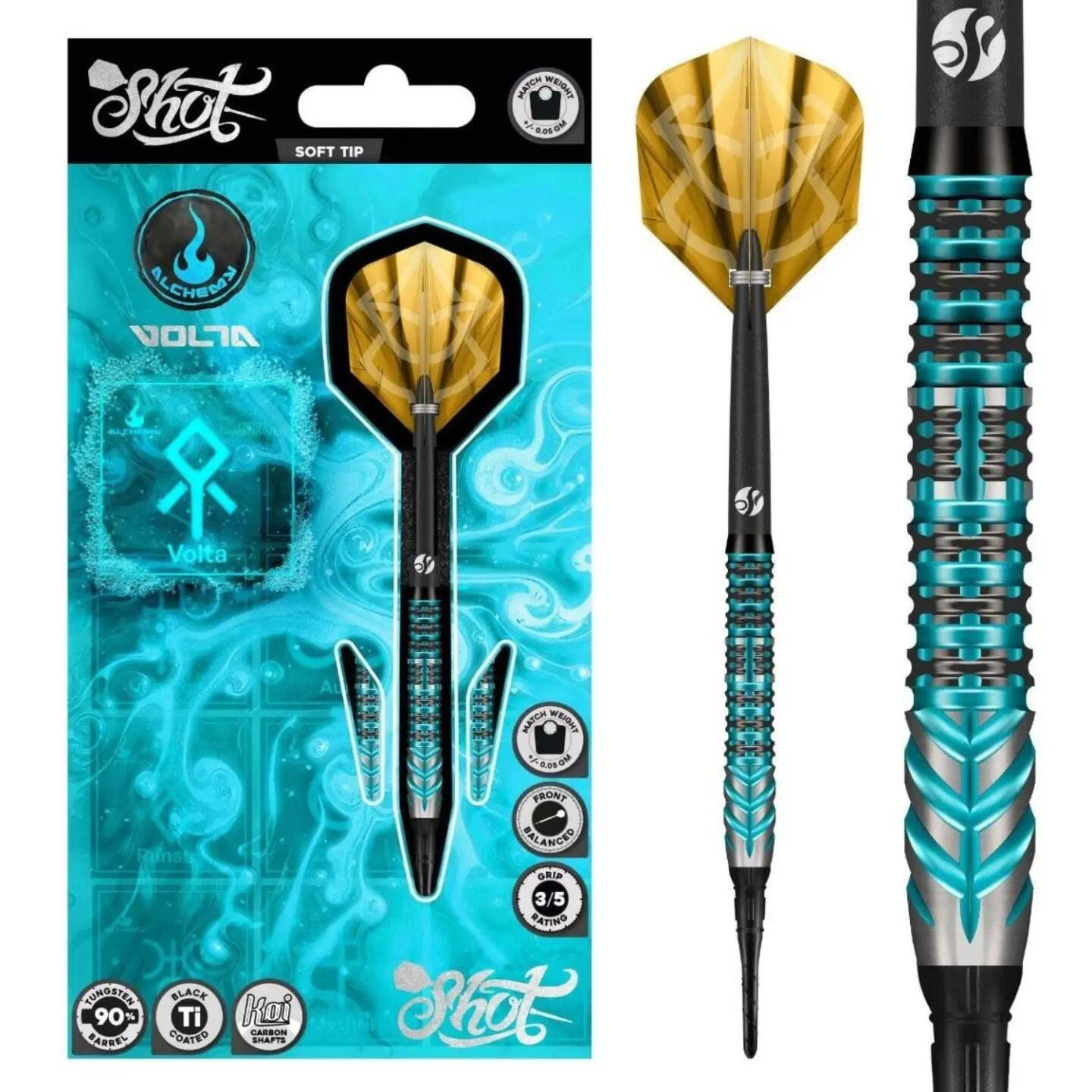 Alchemy Volta 90% Tungsten Softtip Dartpijlen 2/6