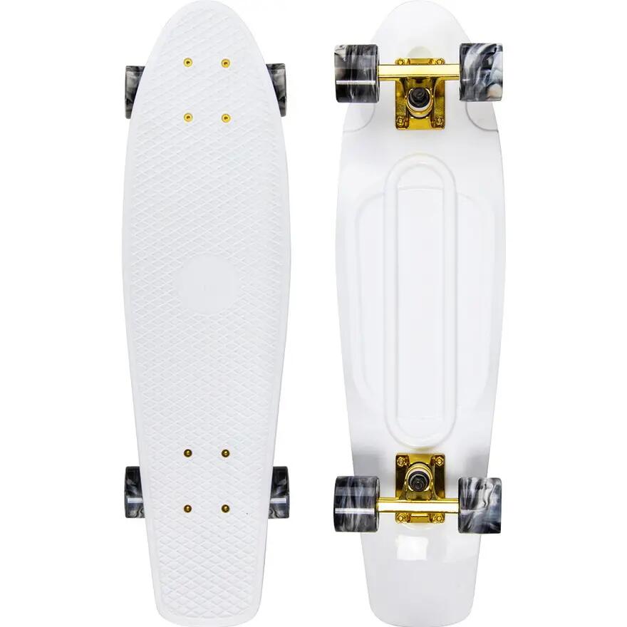 Skateboard Classic Deluxe, 27", bianco 2/4