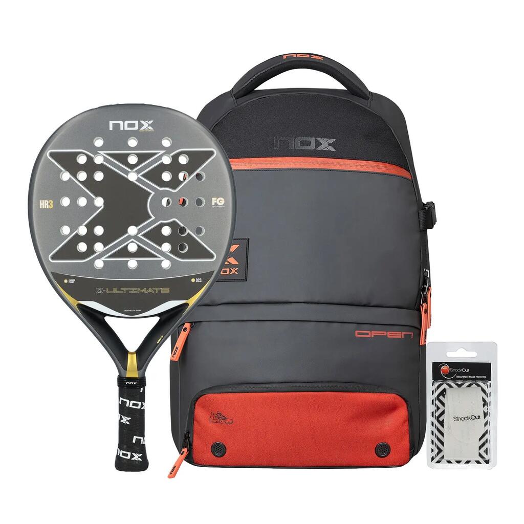 Pack Nox Ultimate Gris Dorado + Mochila Nox Luxury Open