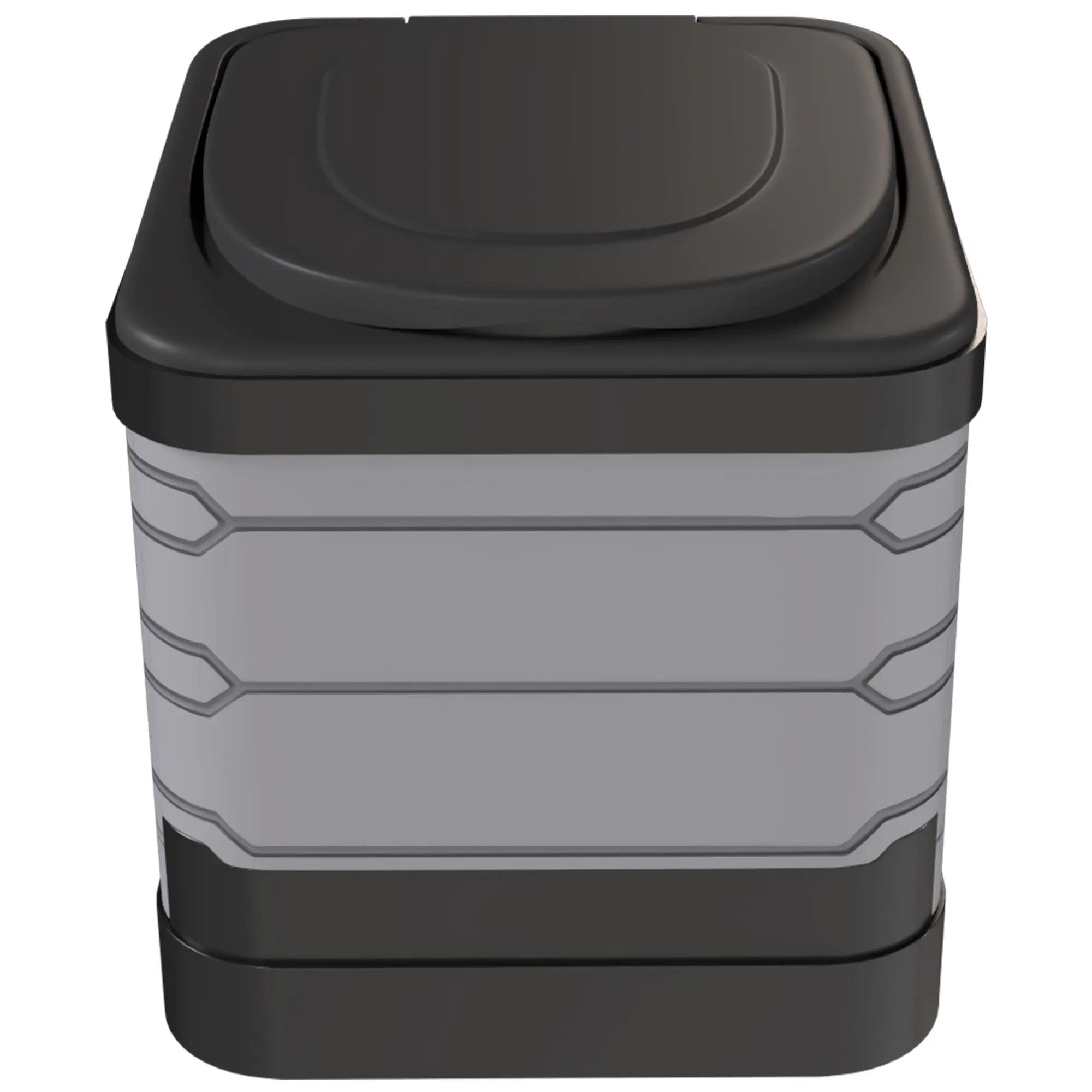 toilette de camping - camping - unisexe - pliable, stable 150 kg - gris 2/6
